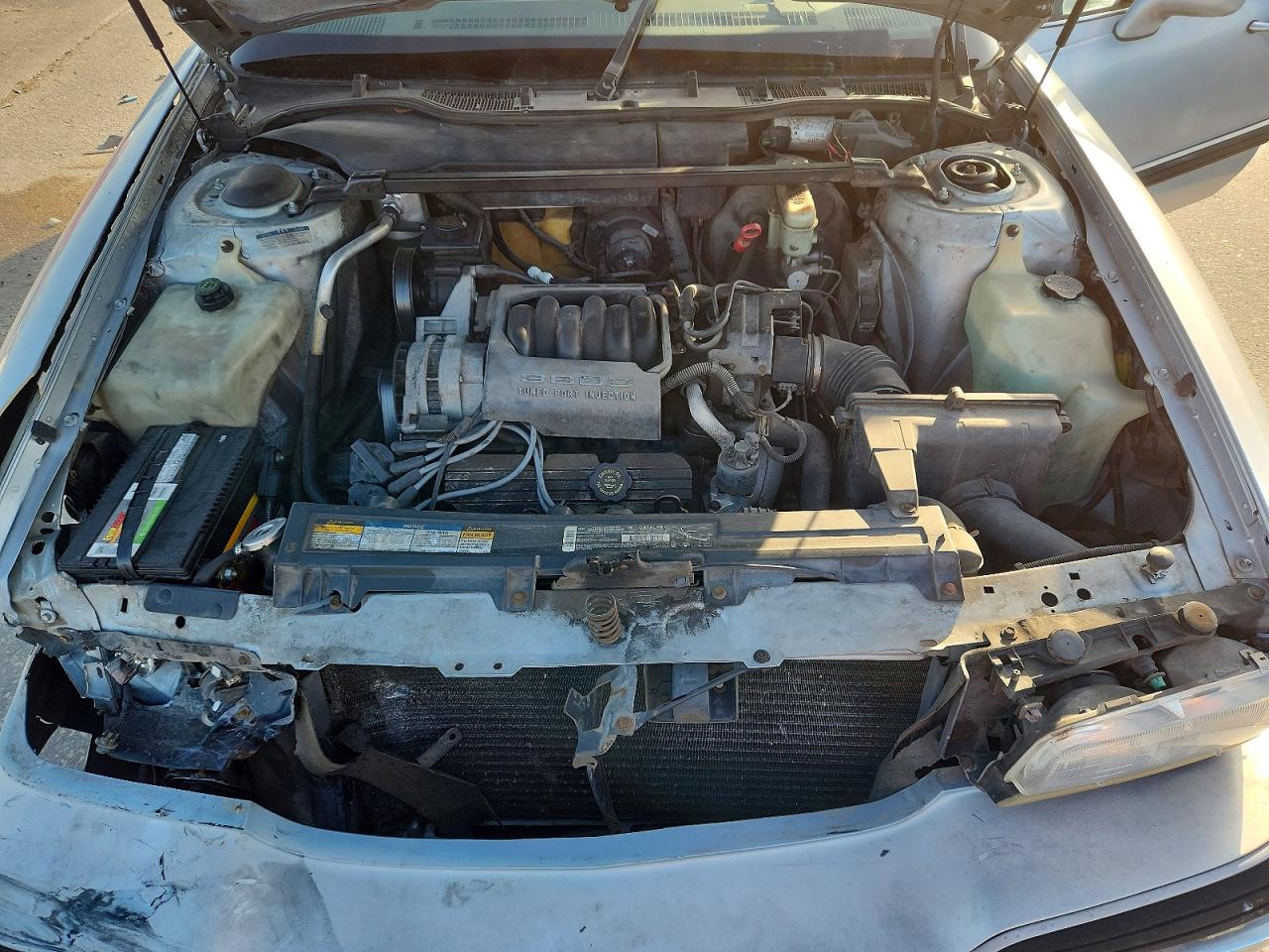 1995 Buick Lesabre Custom Silver vin: 1G4HP52L7SH455320