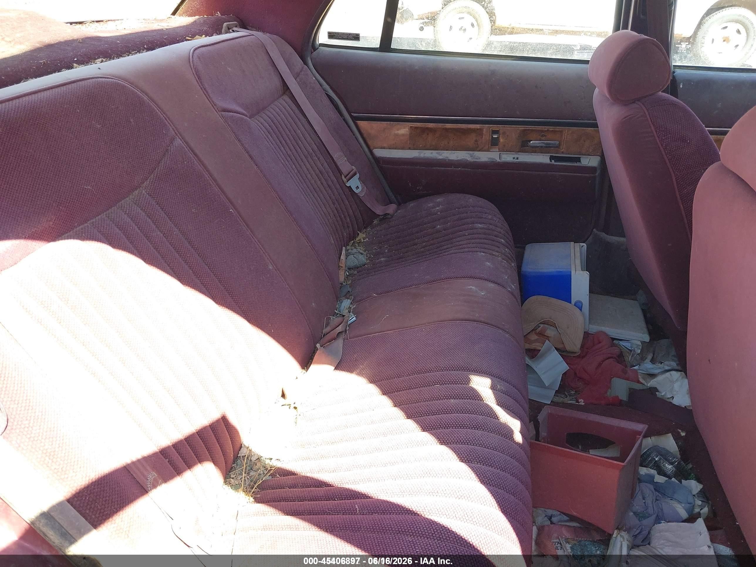 1995 Buick Lesabre Custom Maroon vin: 1G4HP52L9SH405681