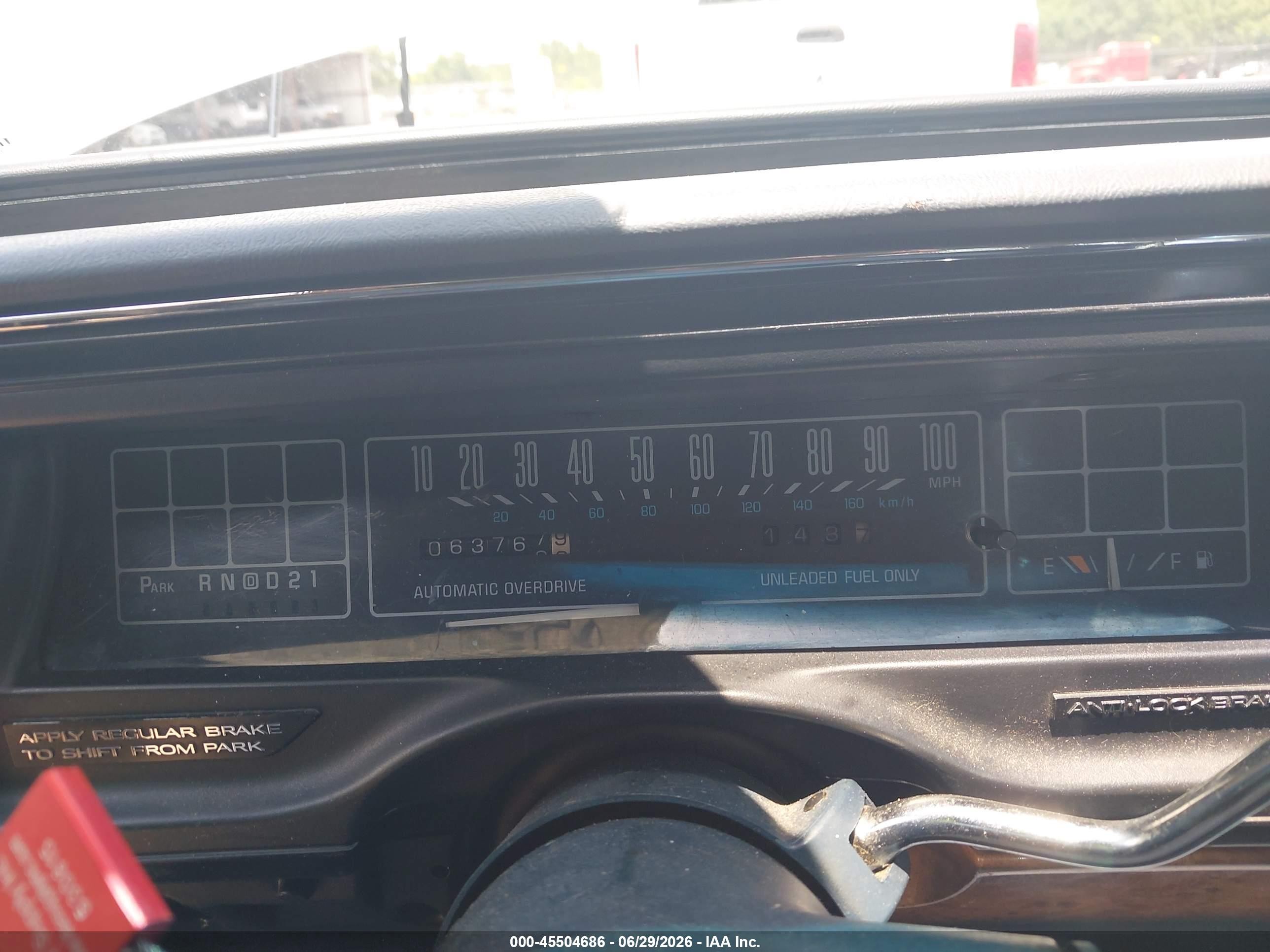 1993 Buick Lesabre Custom/90th Anniversary White vin: 1G4HP53L3PH499496