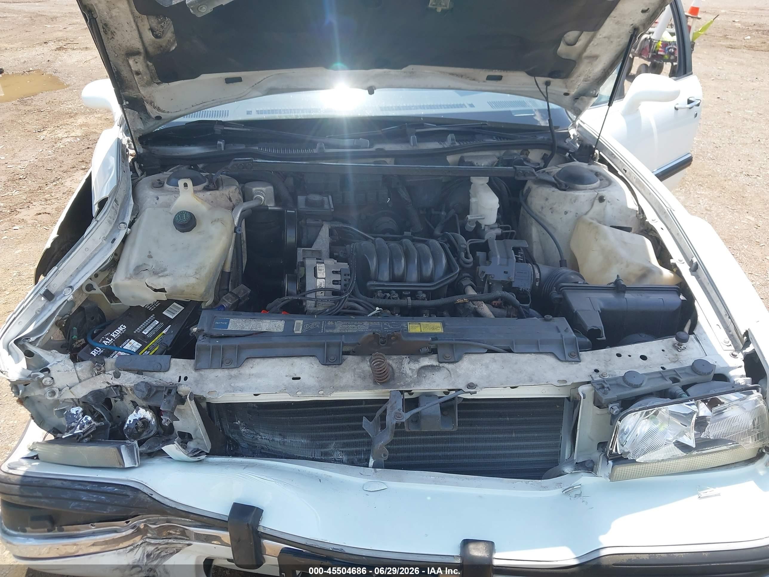 1993 Buick Lesabre Custom/90th Anniversary White vin: 1G4HP53L3PH499496