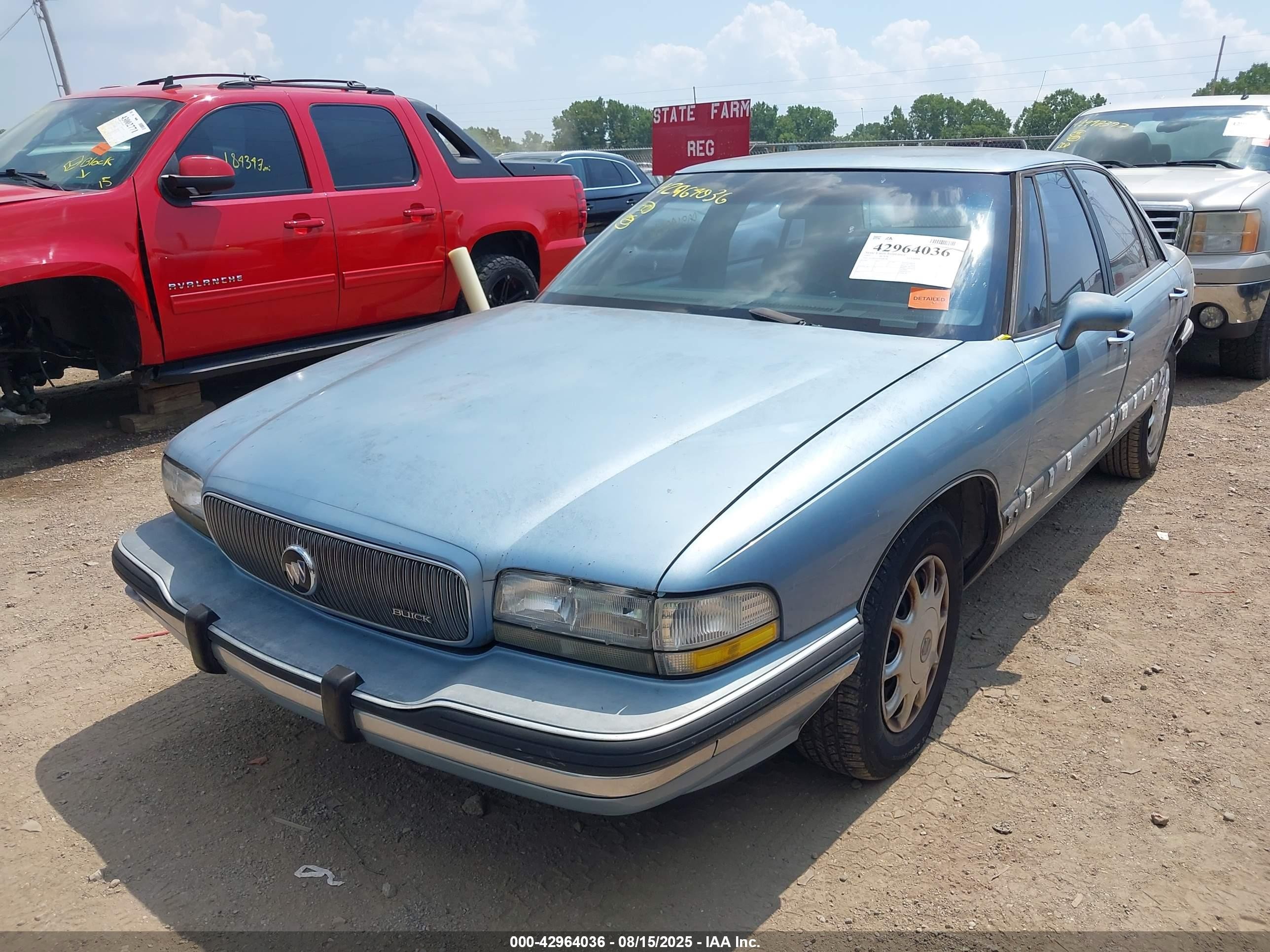 1993 Buick Lesabre Custom/90th Anniversary Blue vin: 1G4HP53L9PH401961