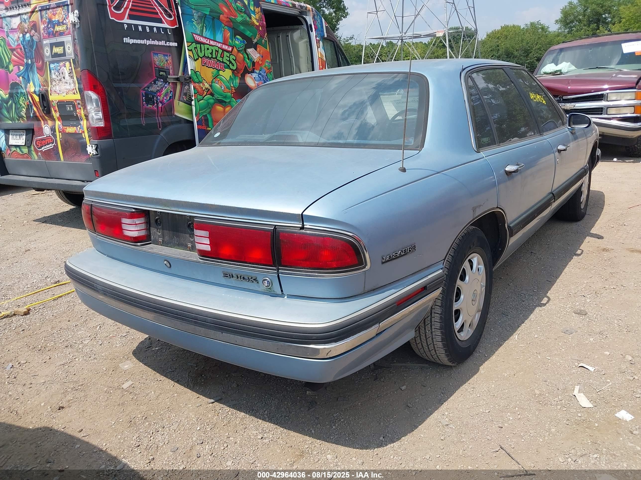 1993 Buick Lesabre Custom/90th Anniversary Blue vin: 1G4HP53L9PH401961