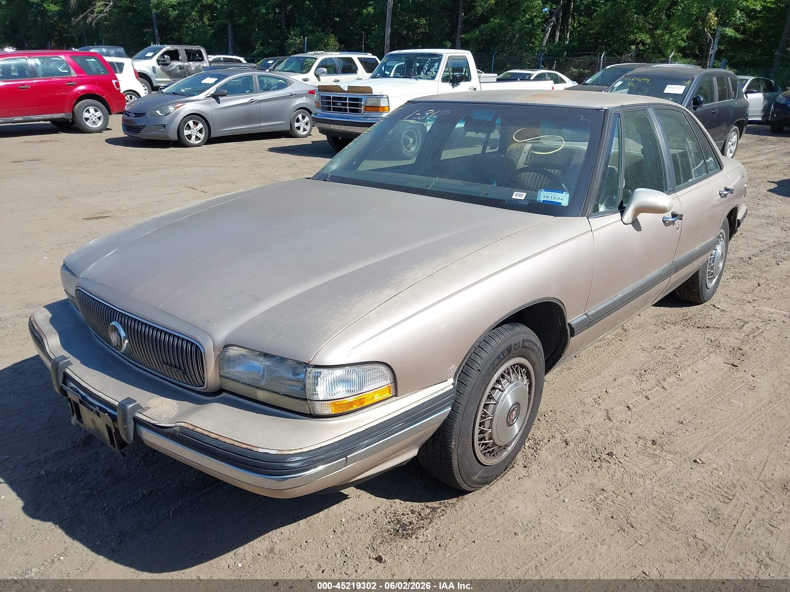 1993 Buick Lesabre Custom/90th Anniversary Gold vin: 1G4HP53LXPH496983