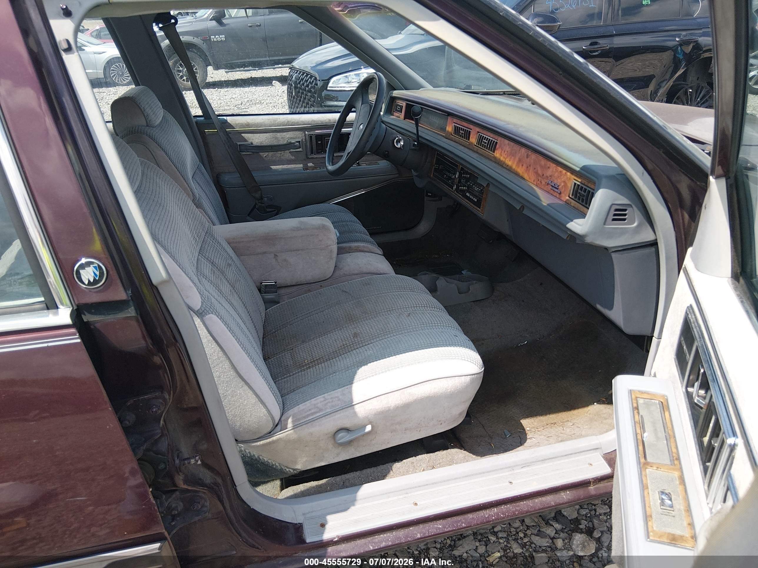 1991 Buick Lesabre Custom Red vin: 1G4HP54C3MH466752