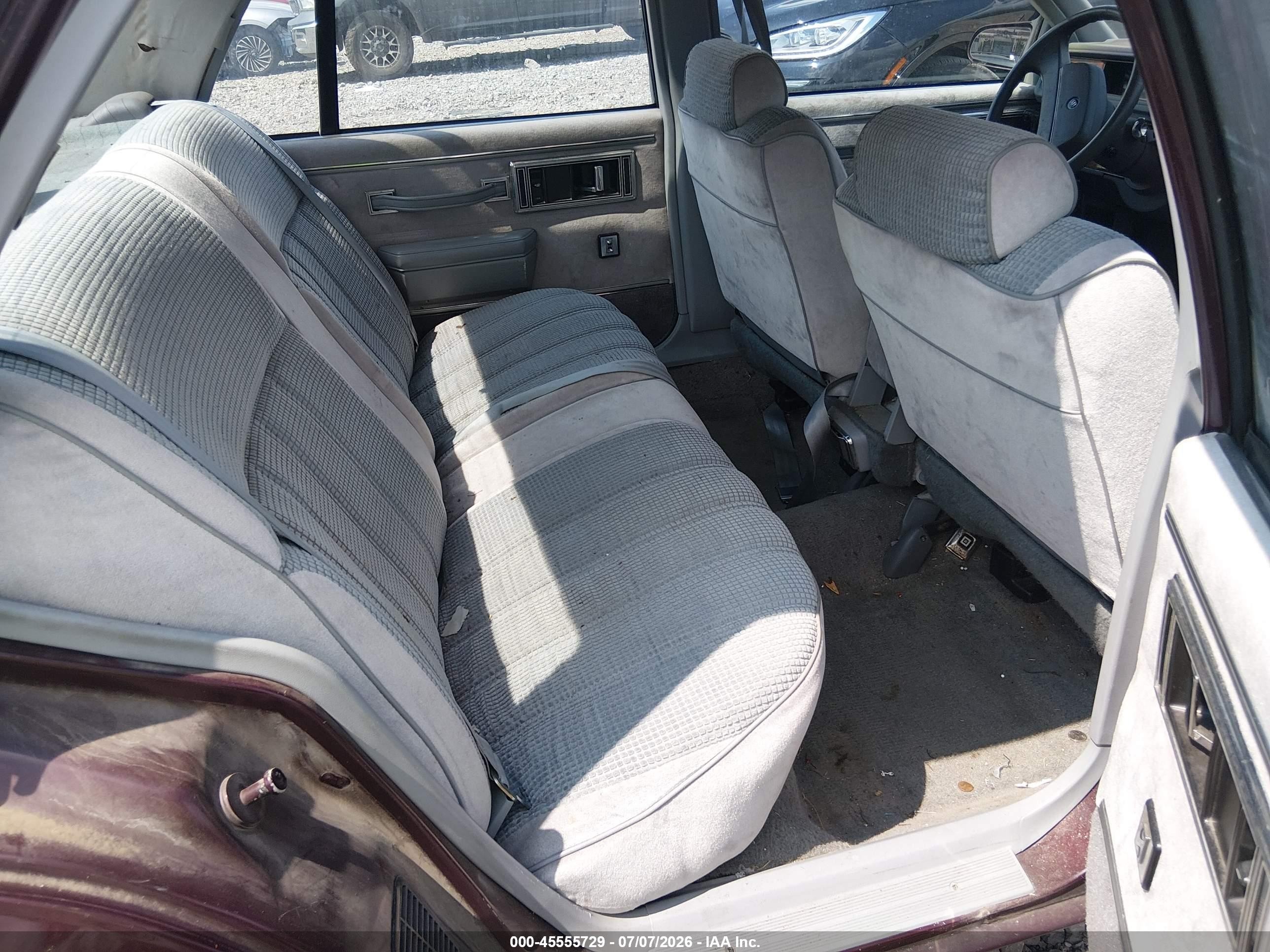 1991 Buick Lesabre Custom Red vin: 1G4HP54C3MH466752