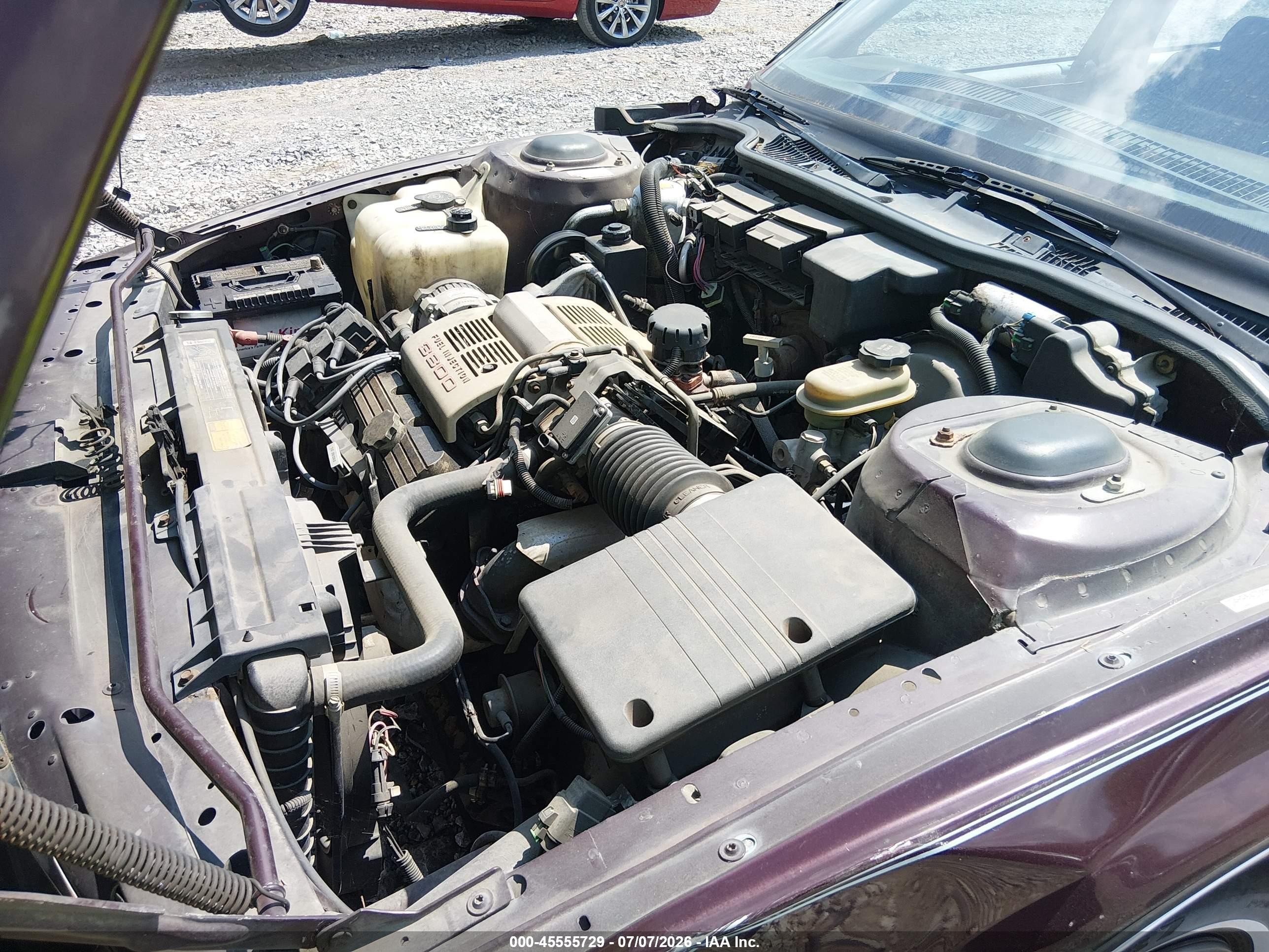 1991 Buick Lesabre Custom Red vin: 1G4HP54C3MH466752
