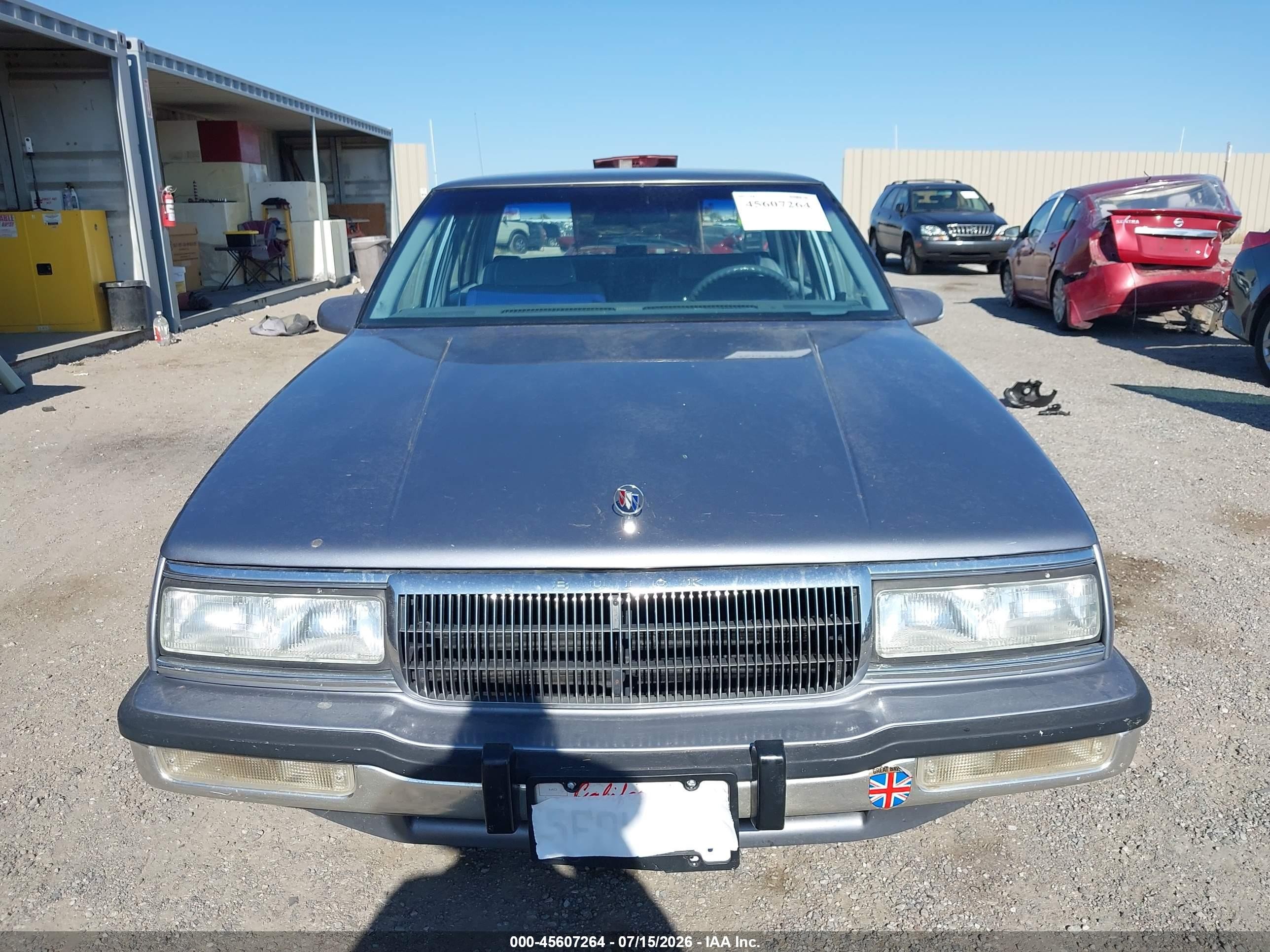 1990 Buick Lesabre Custom Silver vin: 1G4HP54C6LH546402