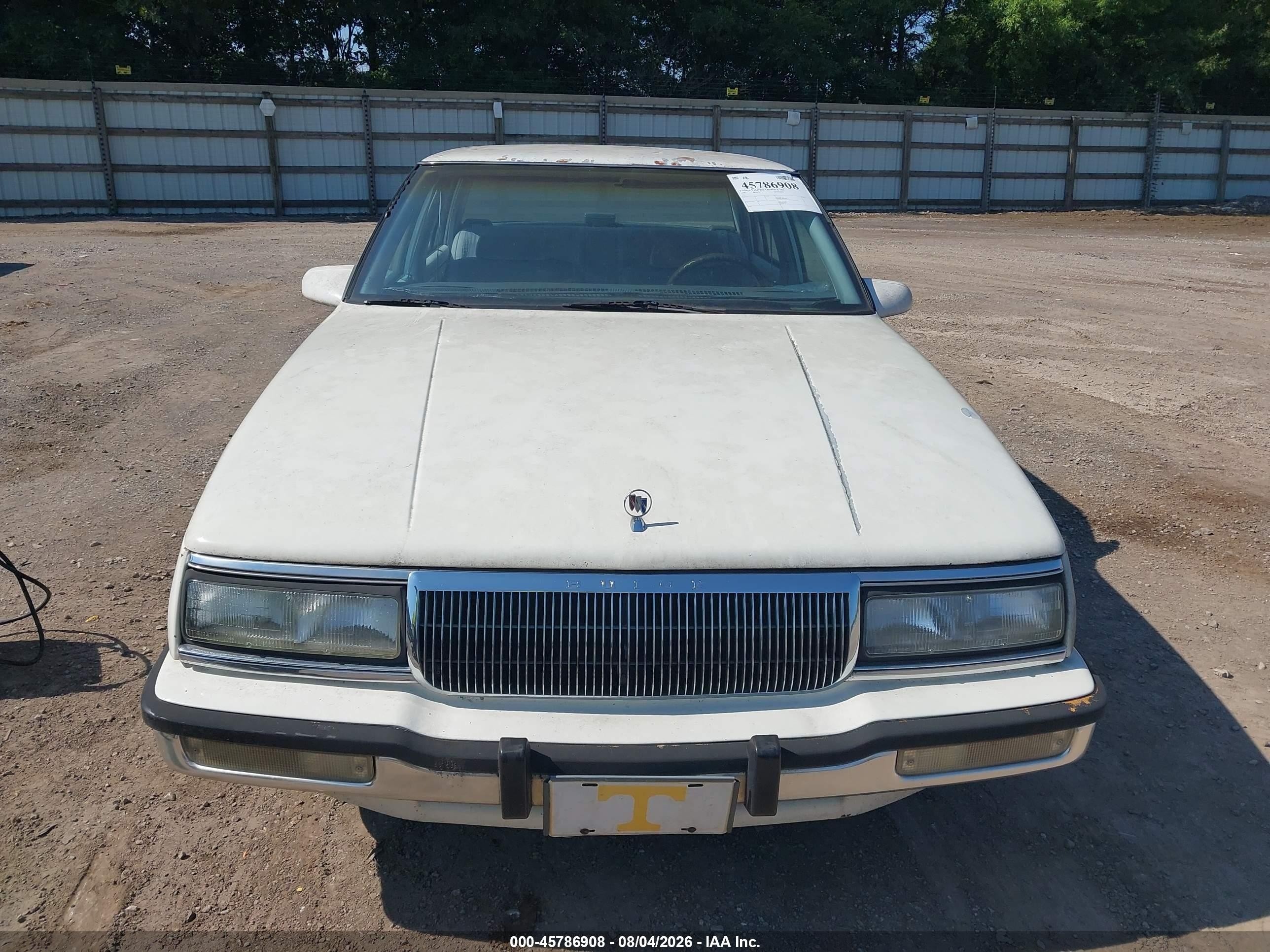 1990 Buick Lesabre Custom White vin: 1G4HP54C8LH459360