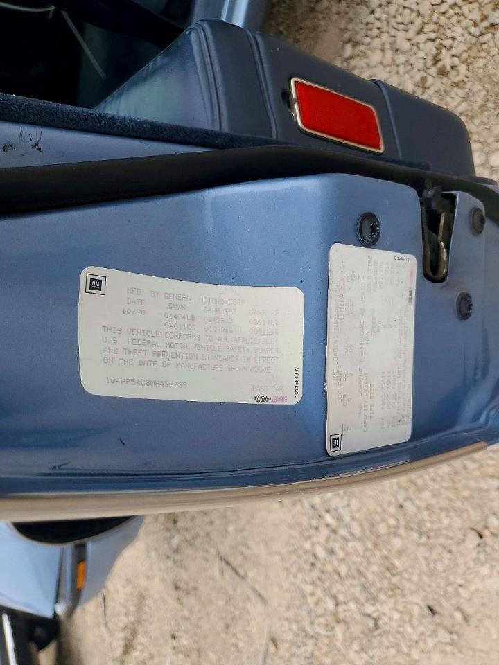 1991 Buick Lesabre Custom Blue vin: 1G4HP54C8MH428739