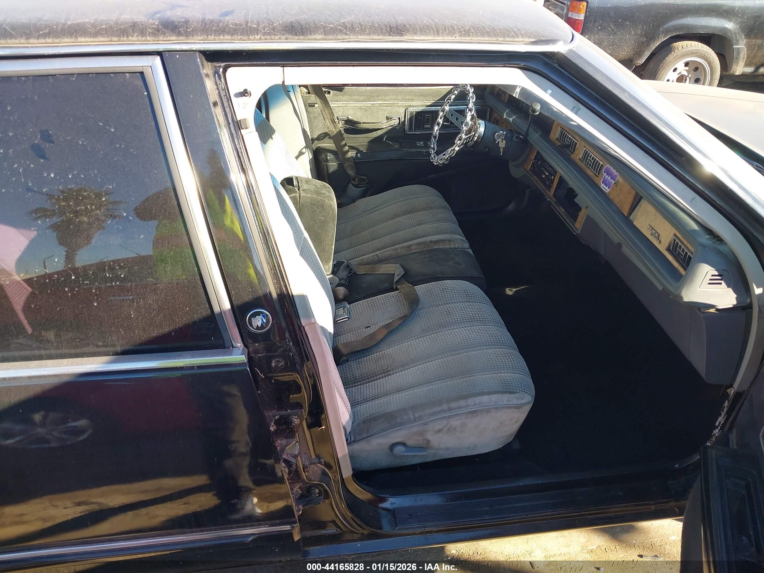 1990 Buick Lesabre Custom Black vin: 1G4HP54C9LH490245
