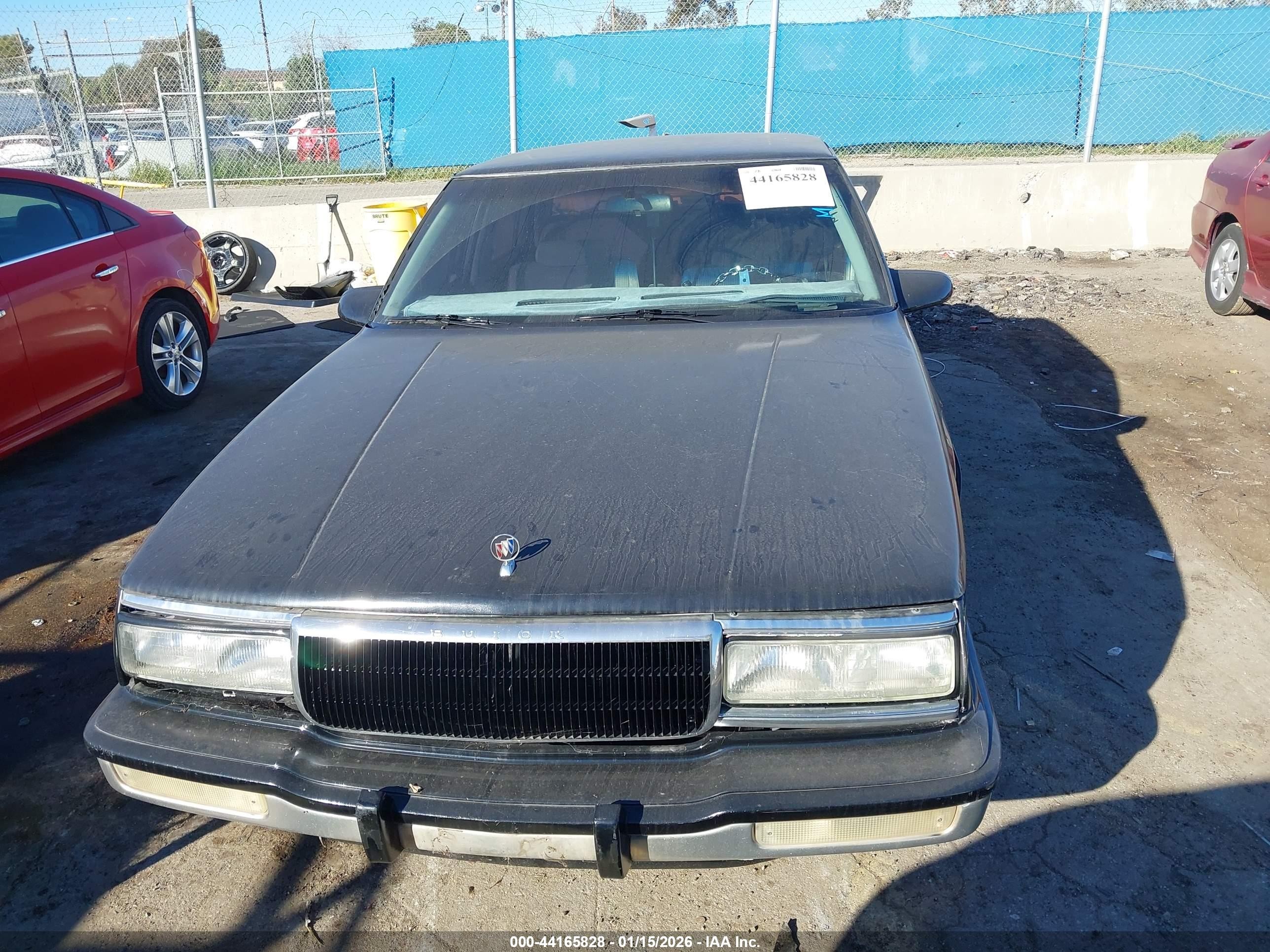1990 Buick Lesabre Custom Black vin: 1G4HP54C9LH490245