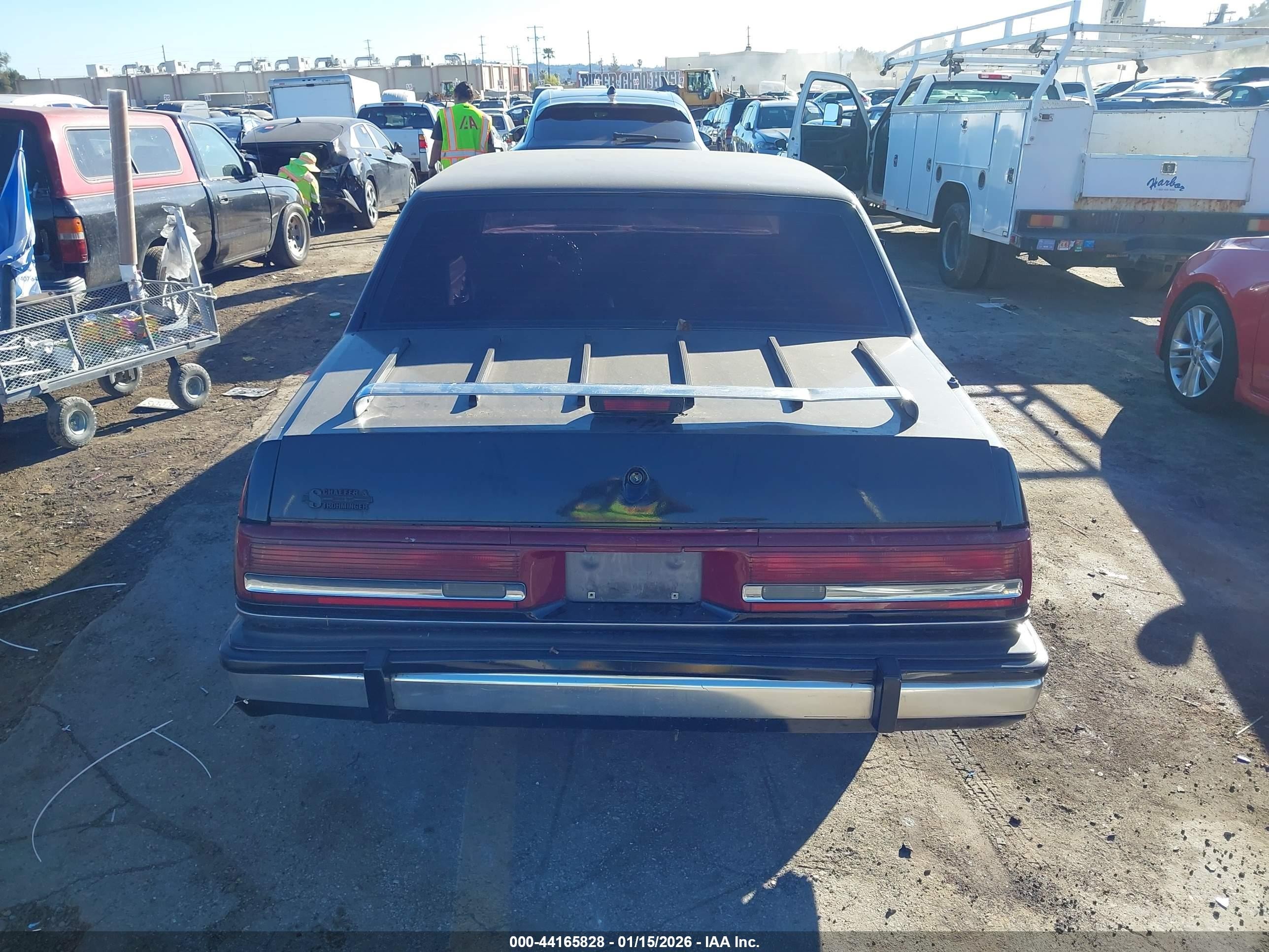 1990 Buick Lesabre Custom Black vin: 1G4HP54C9LH490245