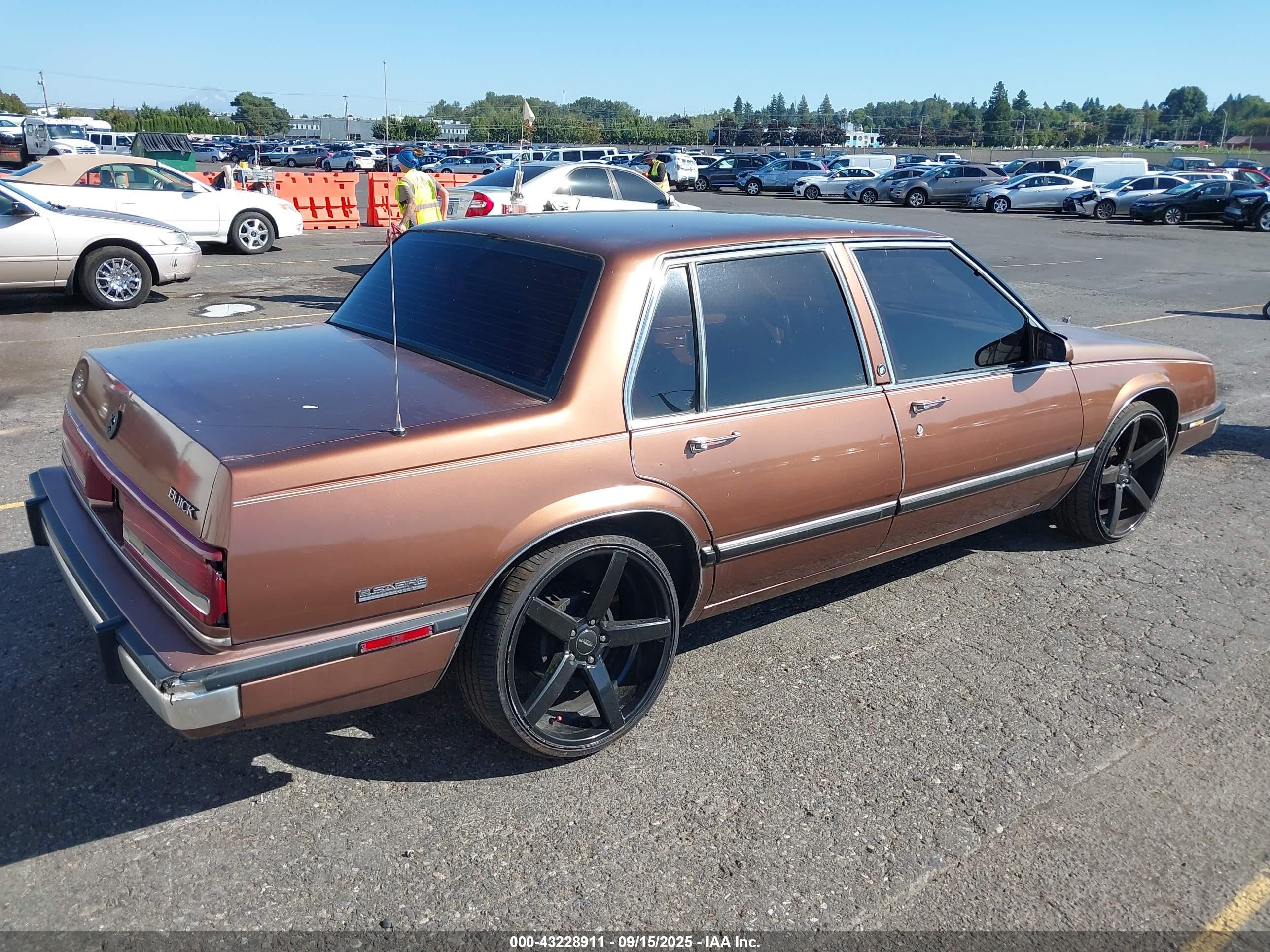 1990 Buick Lesabre Custom Brown vin: 1G4HP54C9LH498071