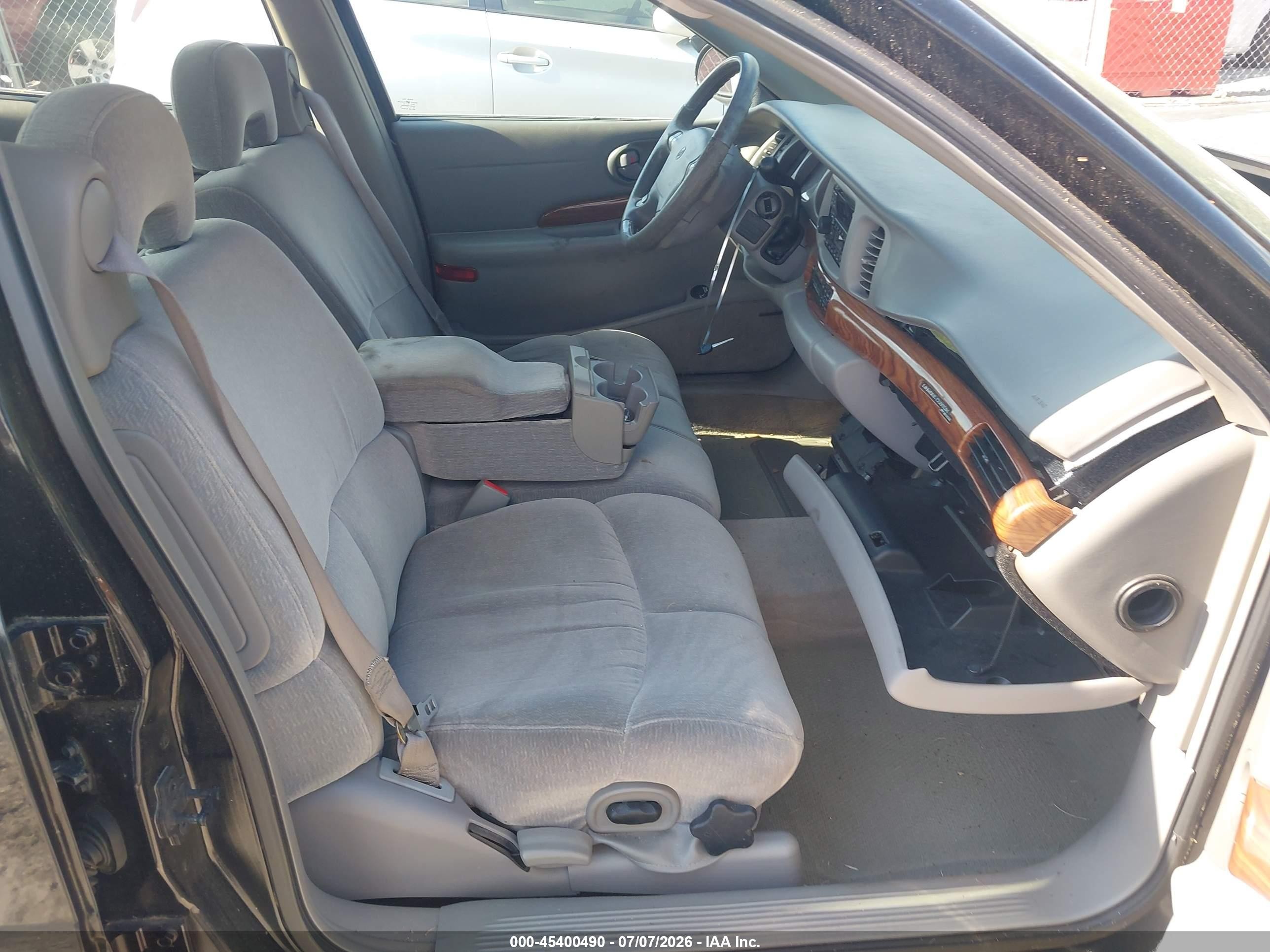 2001 Buick Lesabre Custom Black vin: 1G4HP54K014143818