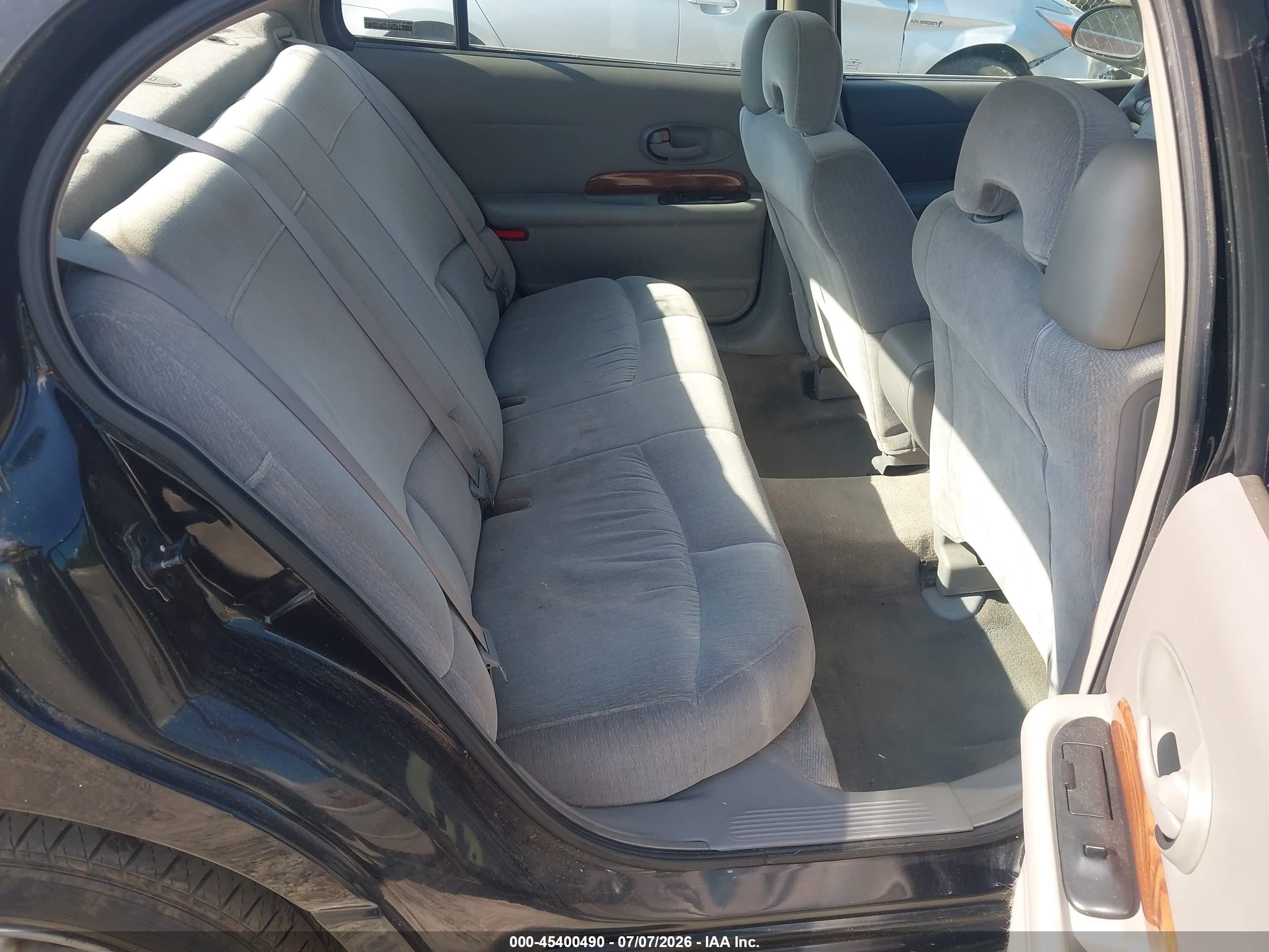 2001 Buick Lesabre Custom Black vin: 1G4HP54K014143818
