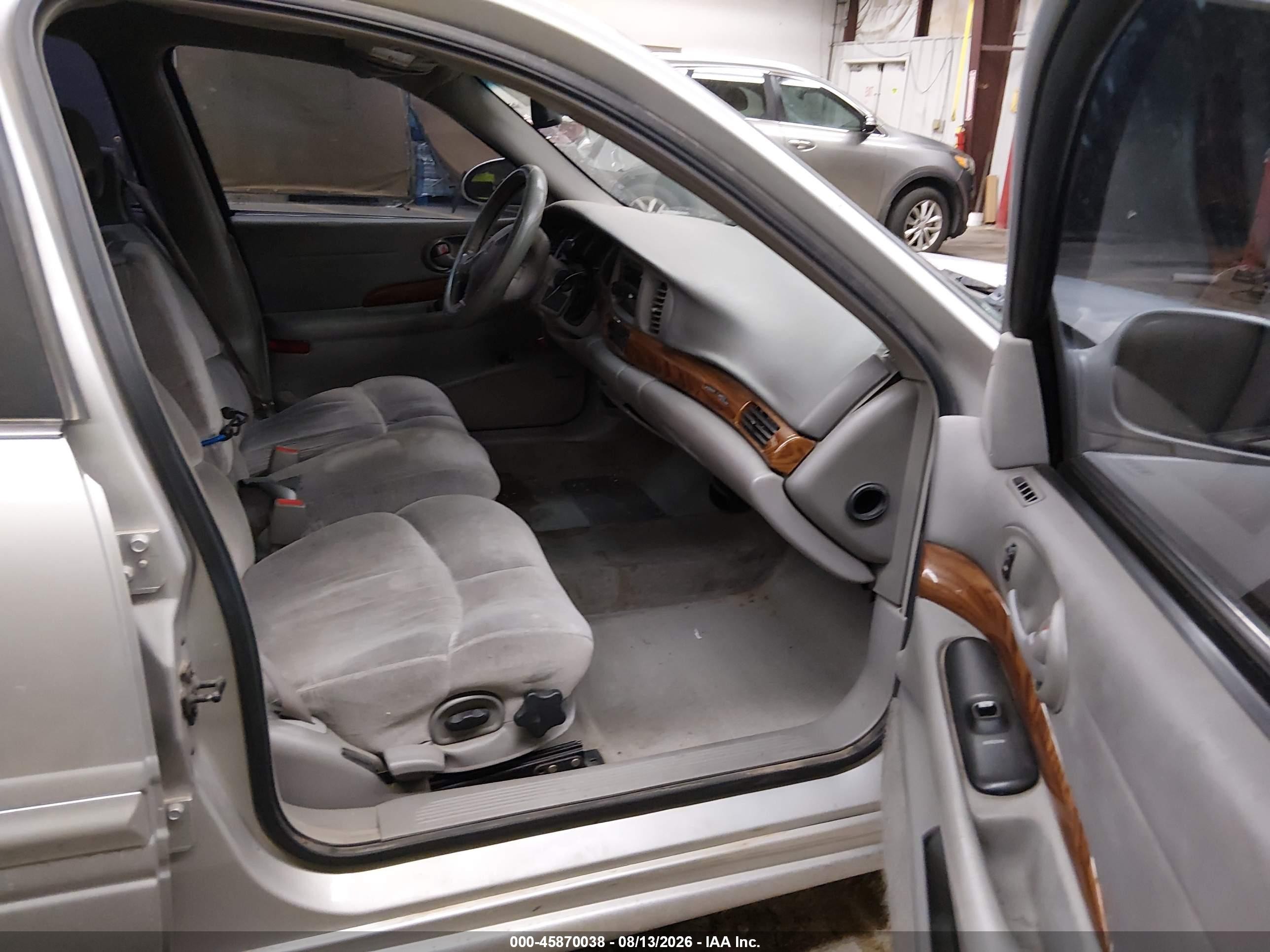 2001 Buick Lesabre Custom Silver vin: 1G4HP54K014191741