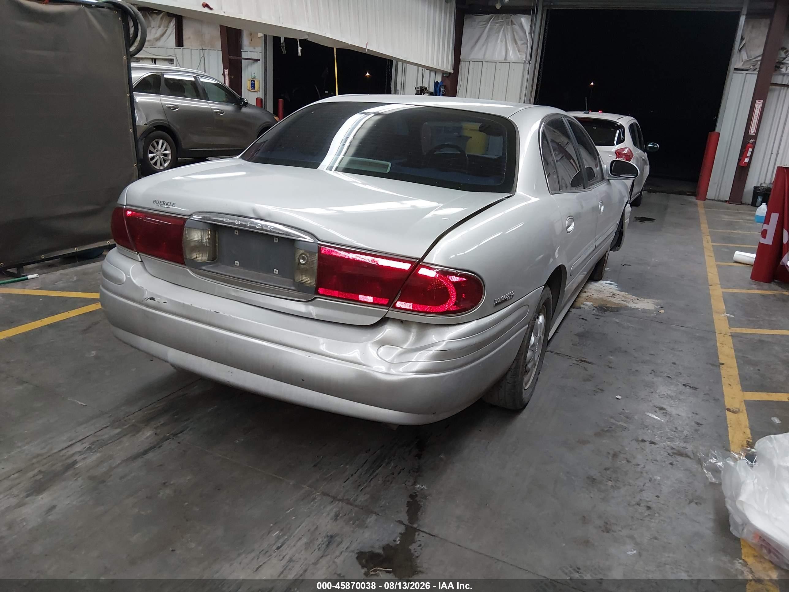2001 Buick Lesabre Custom Silver vin: 1G4HP54K014191741
