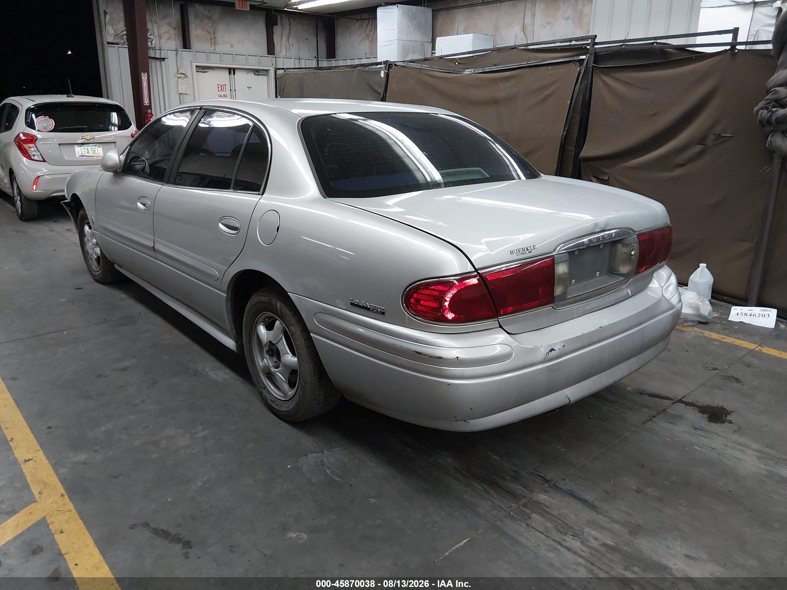 2001 Buick Lesabre Custom Silver vin: 1G4HP54K014191741