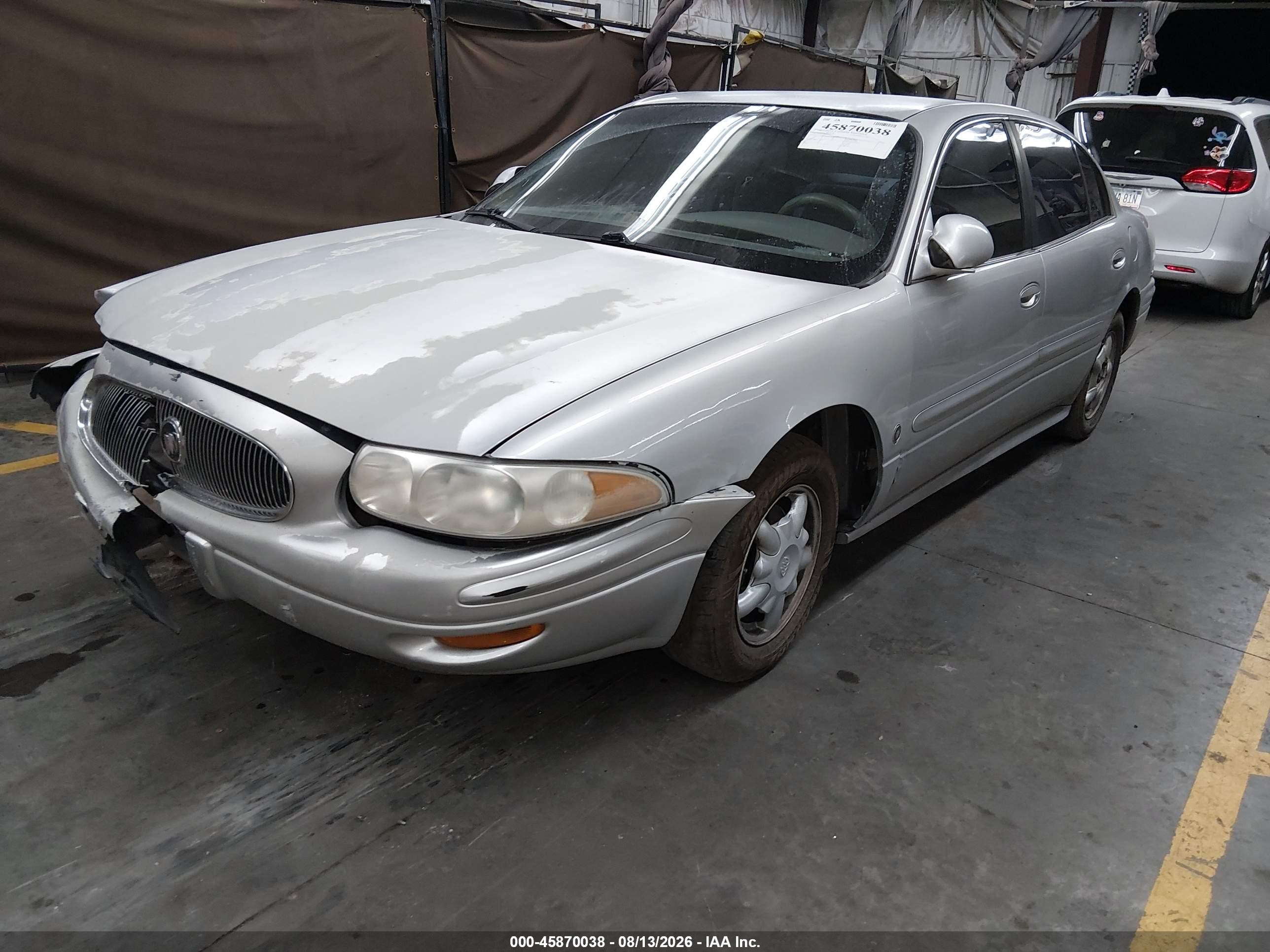 2001 Buick Lesabre Custom Silver vin: 1G4HP54K014191741