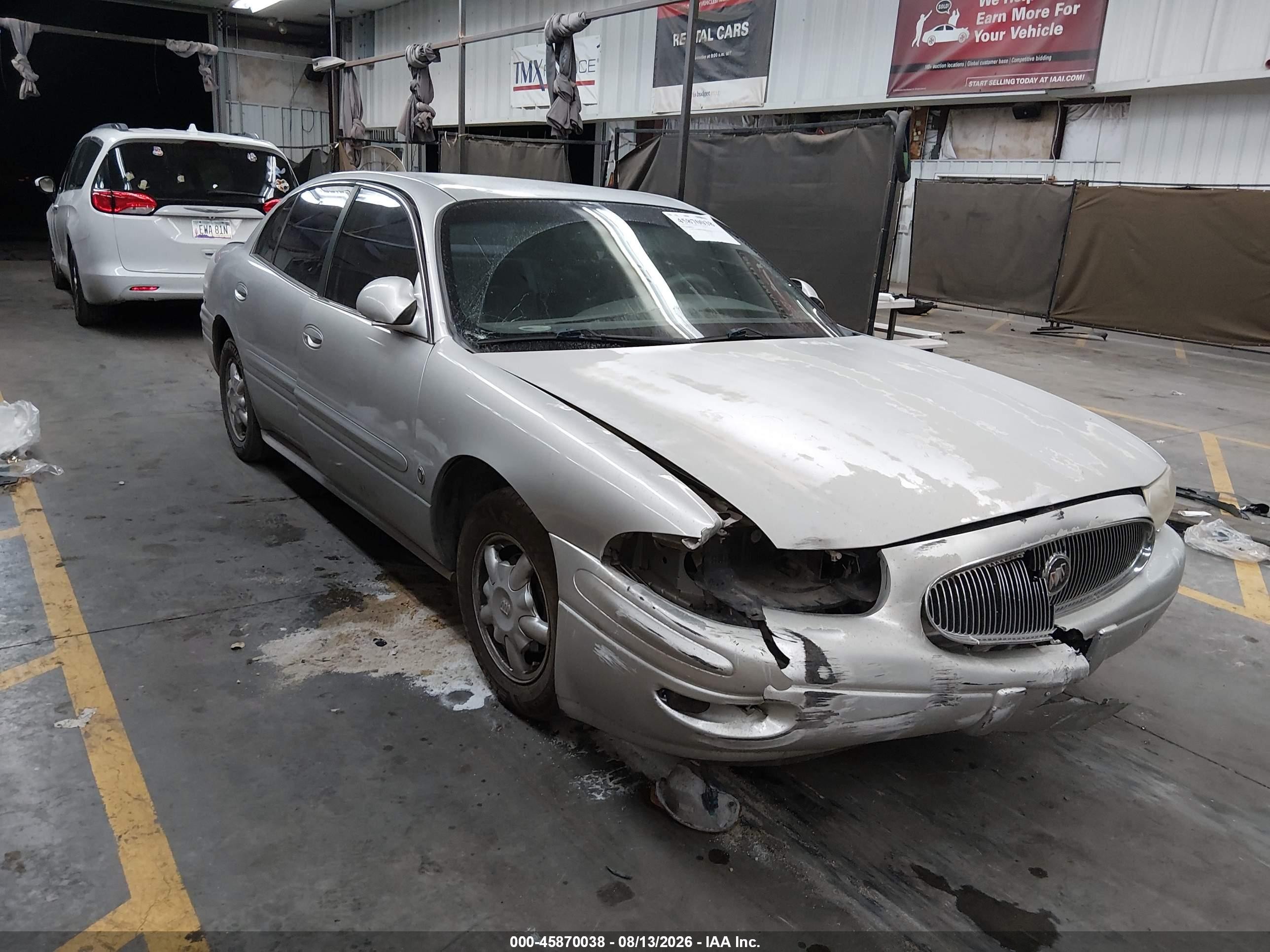 2001 Buick Lesabre Custom Silver vin: 1G4HP54K014191741