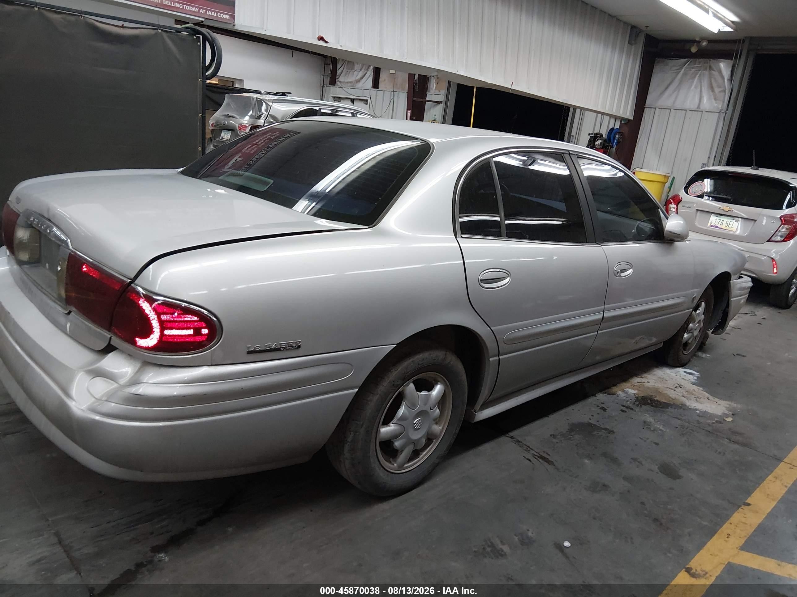 2001 Buick Lesabre Custom Silver vin: 1G4HP54K014191741