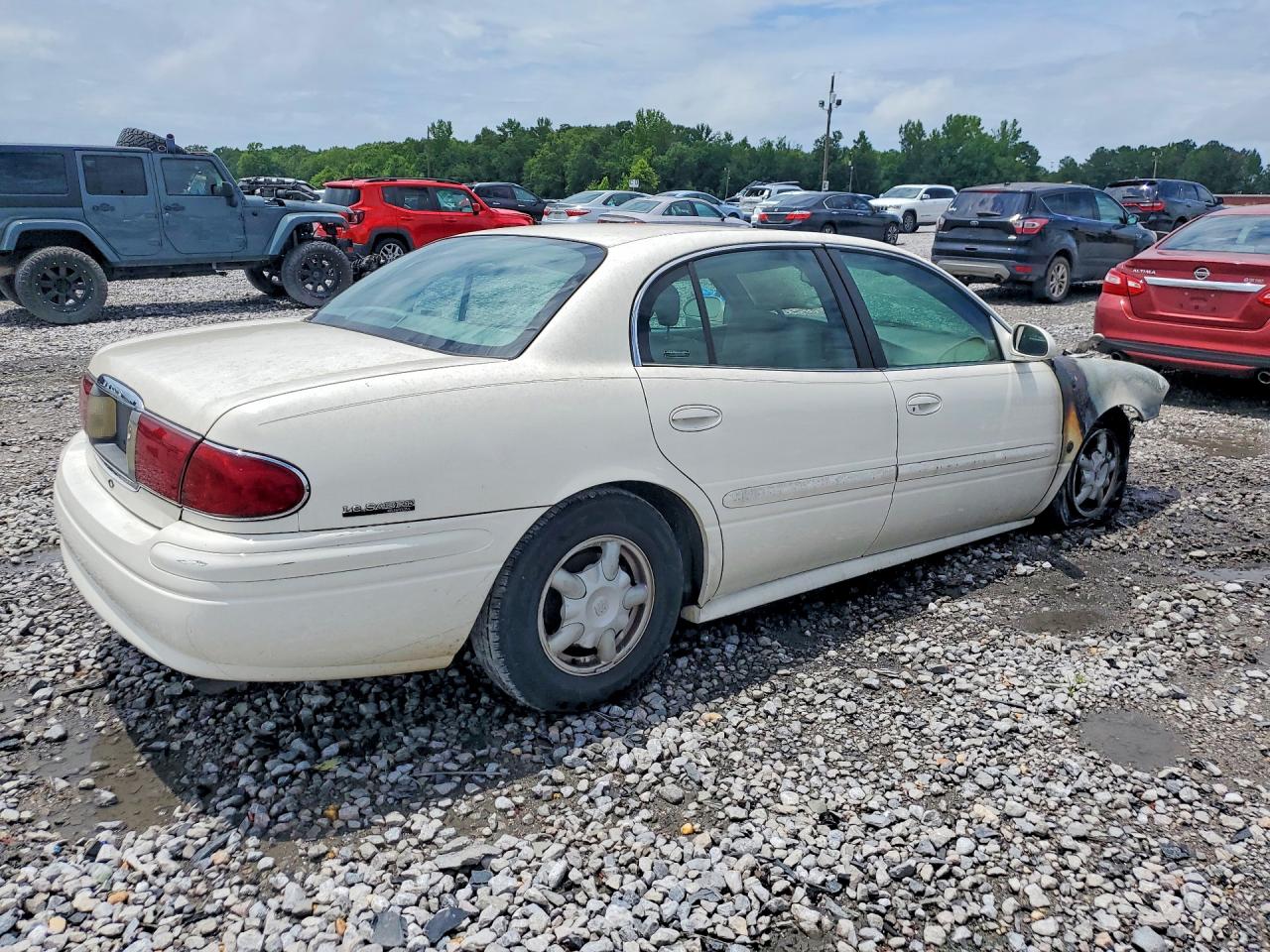 2001 Buick Lesabre Custom Белый vin: 1G4HP54K014211941