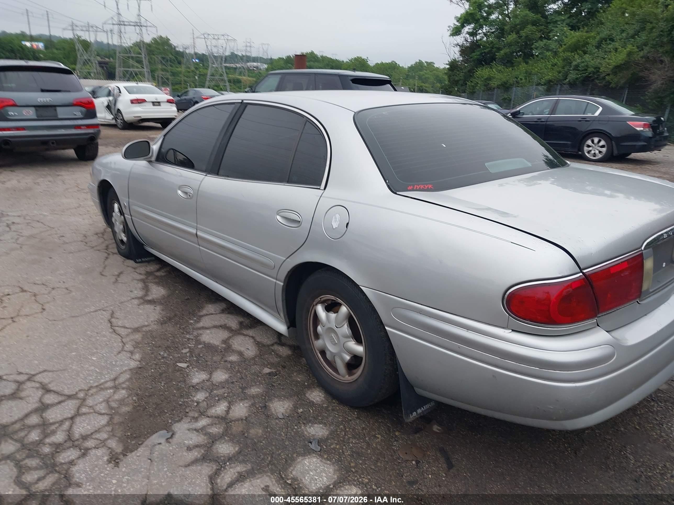 2001 Buick Lesabre Custom Silver vin: 1G4HP54K114214766