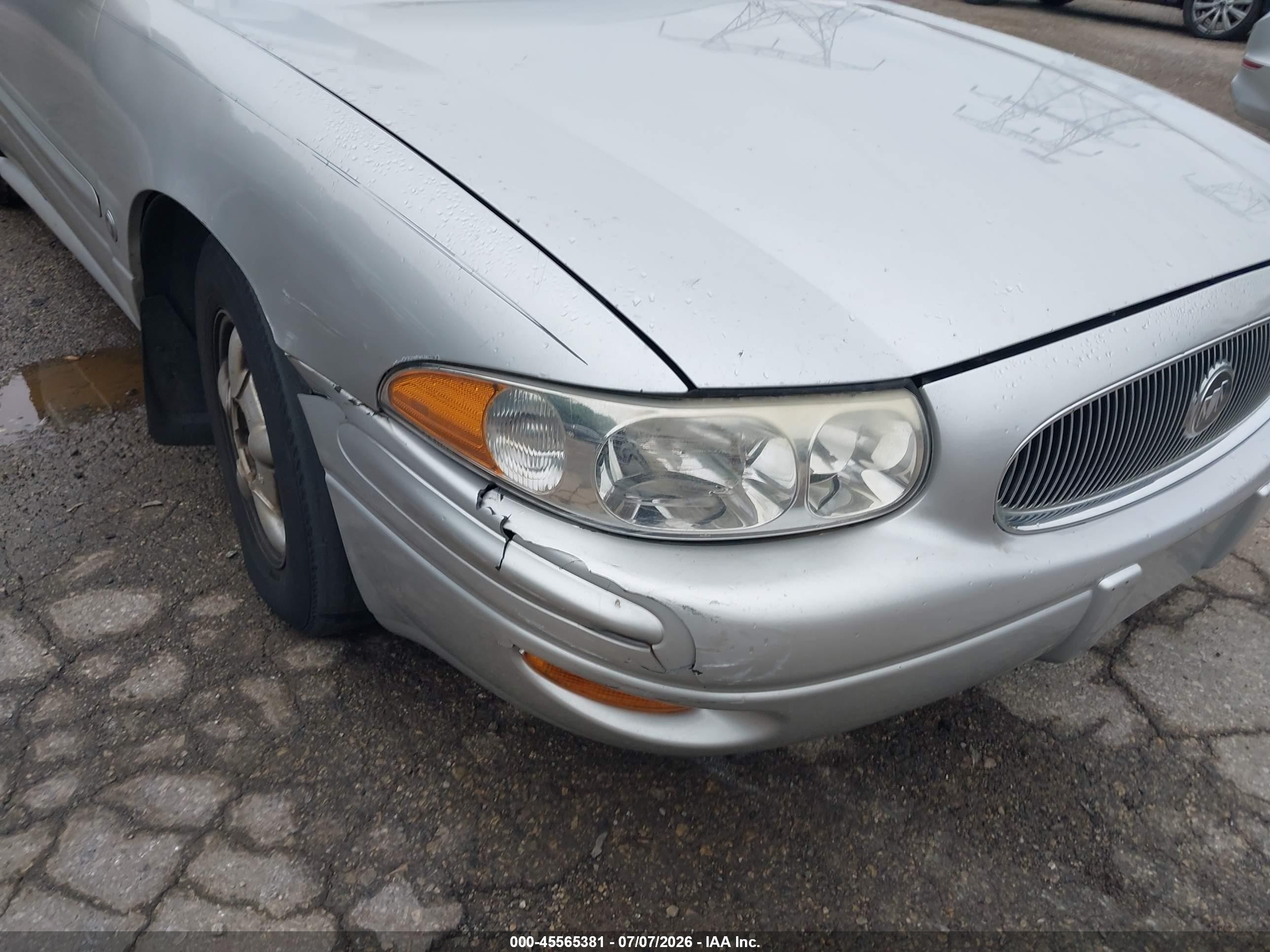 2001 Buick Lesabre Custom Silver vin: 1G4HP54K114214766