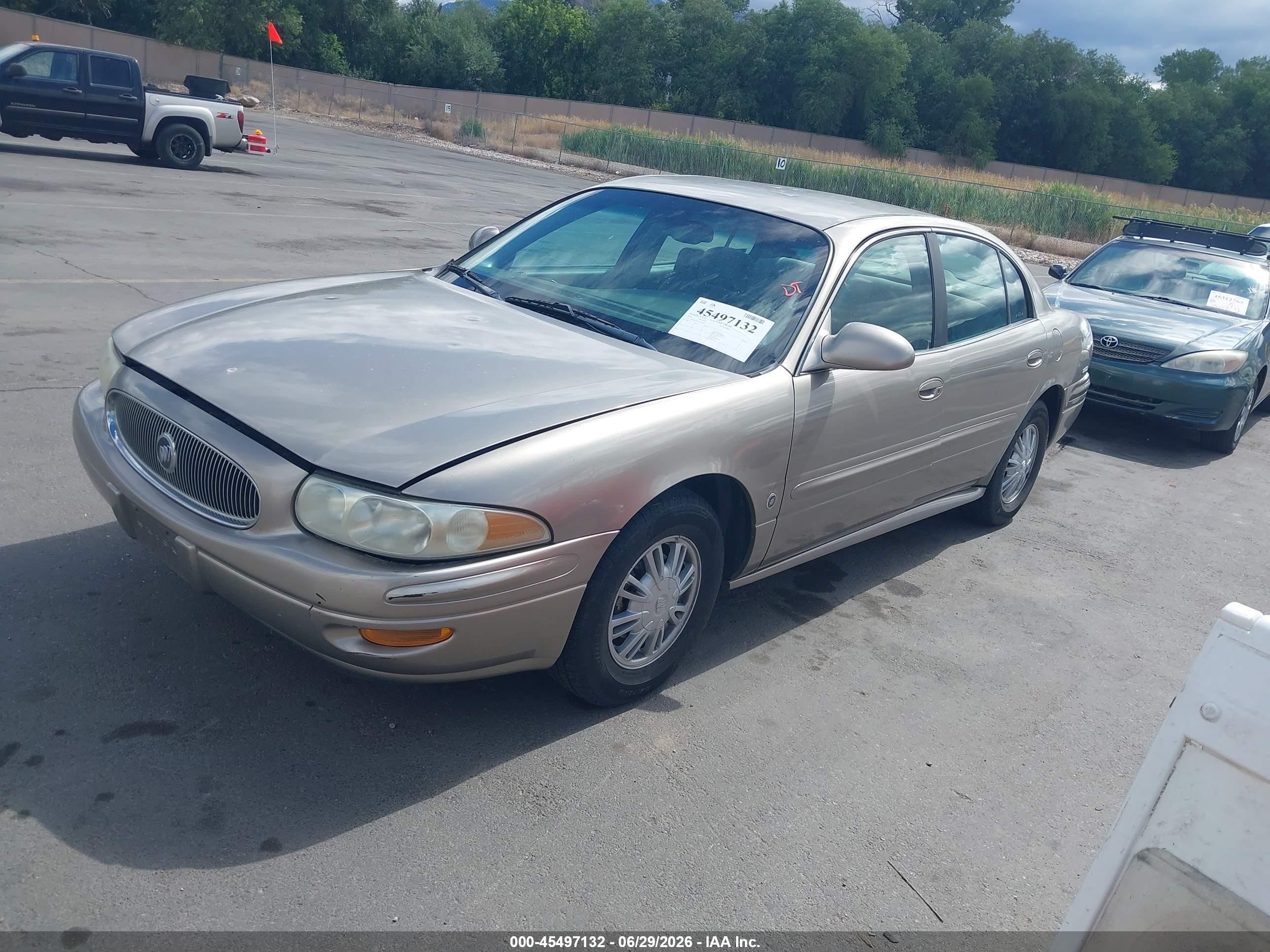 2002 Buick Lesabre Custom Beige vin: 1G4HP54K124194441