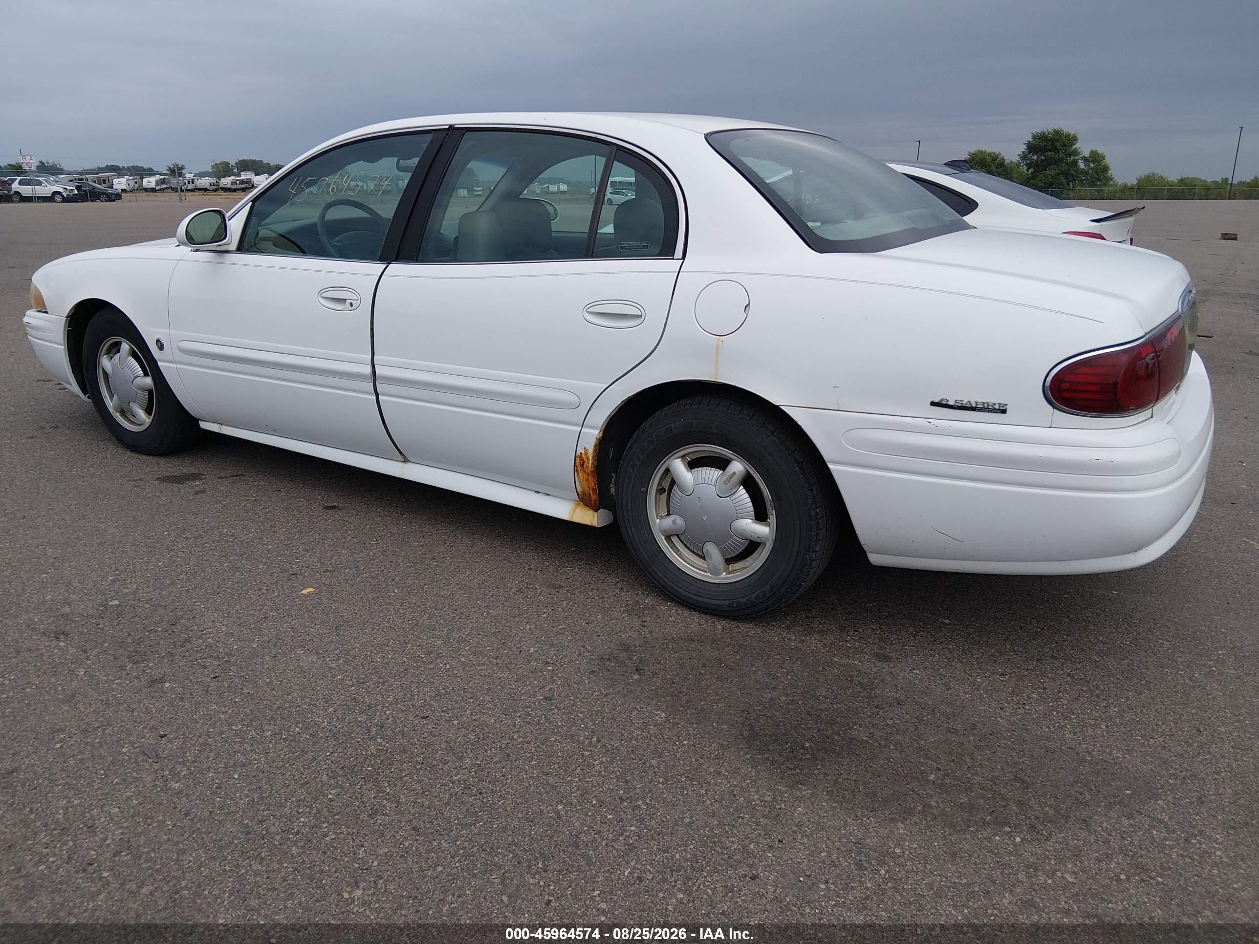 2000 Buick Lesabre Custom White vin: 1G4HP54K1YU174666