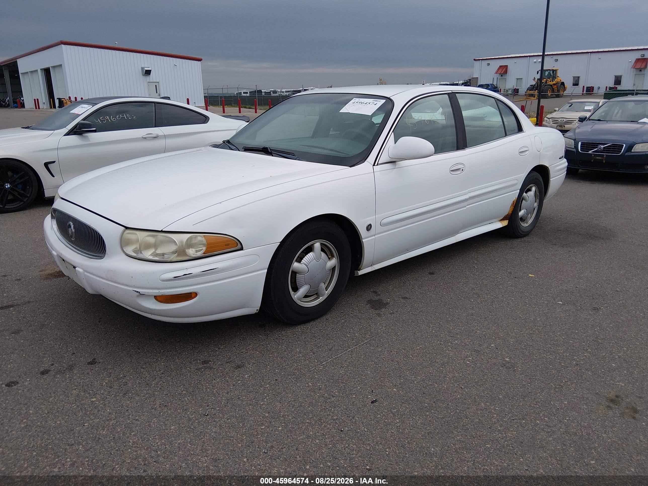 2000 Buick Lesabre Custom White vin: 1G4HP54K1YU174666