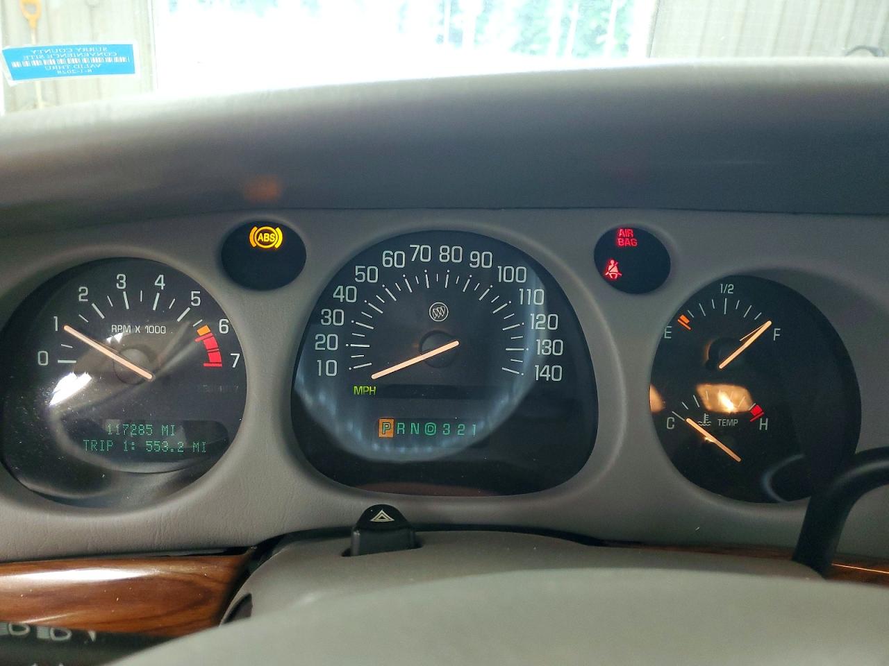 2002 Buick Lesabre Custom Gray vin: 1G4HP54K22U301108