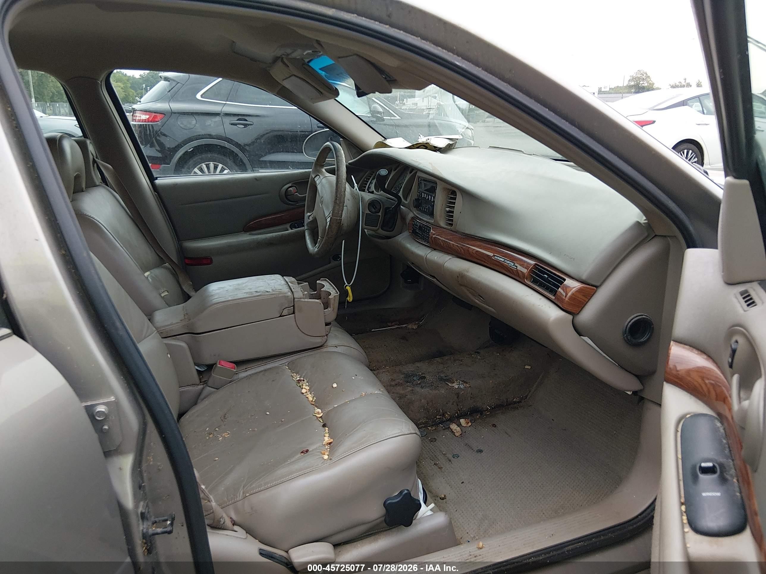 2003 Buick Lesabre Custom Коричневый vin: 1G4HP54K23U209045