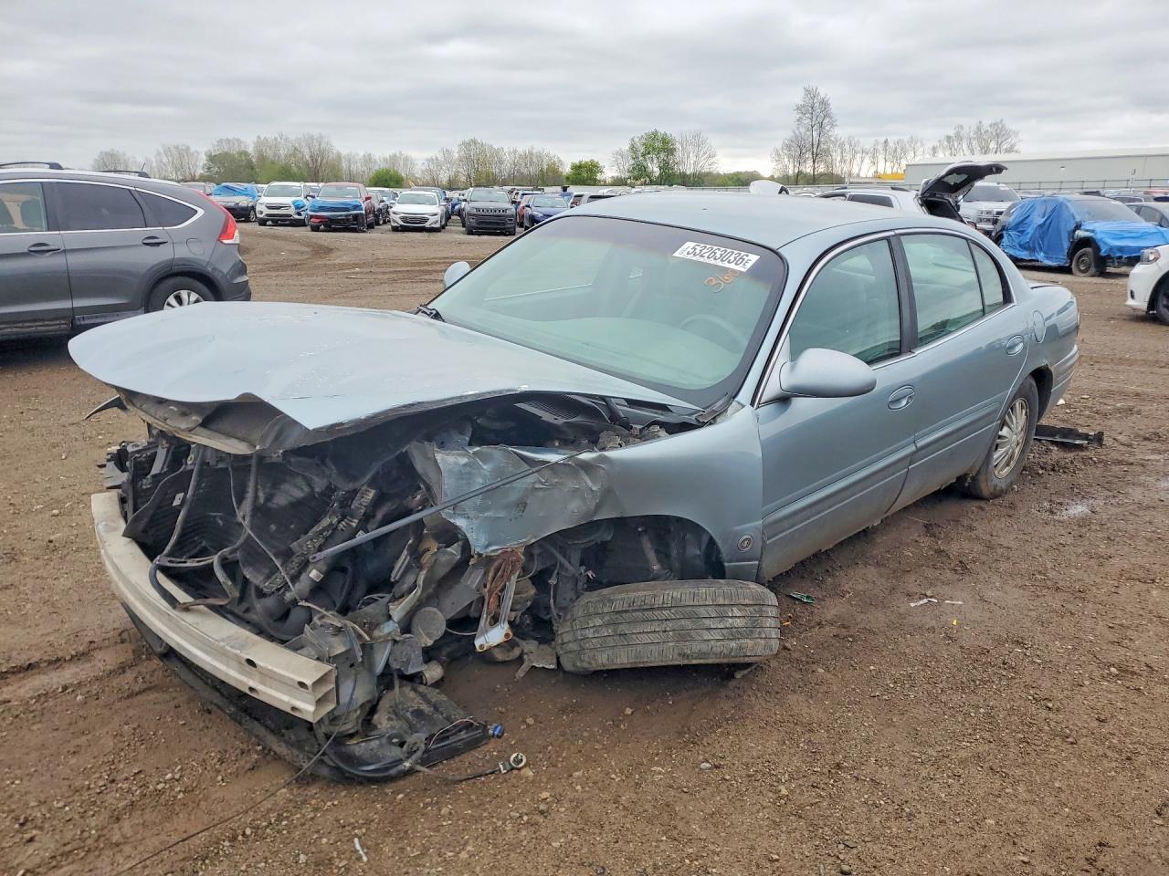 2003 Buick Lesabre Custom Blue vin: 1G4HP54K23U265311