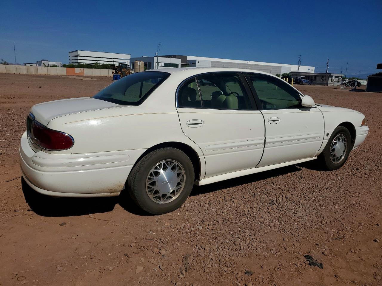 2004 Buick Lesabre Custom White vin: 1G4HP54K244136017