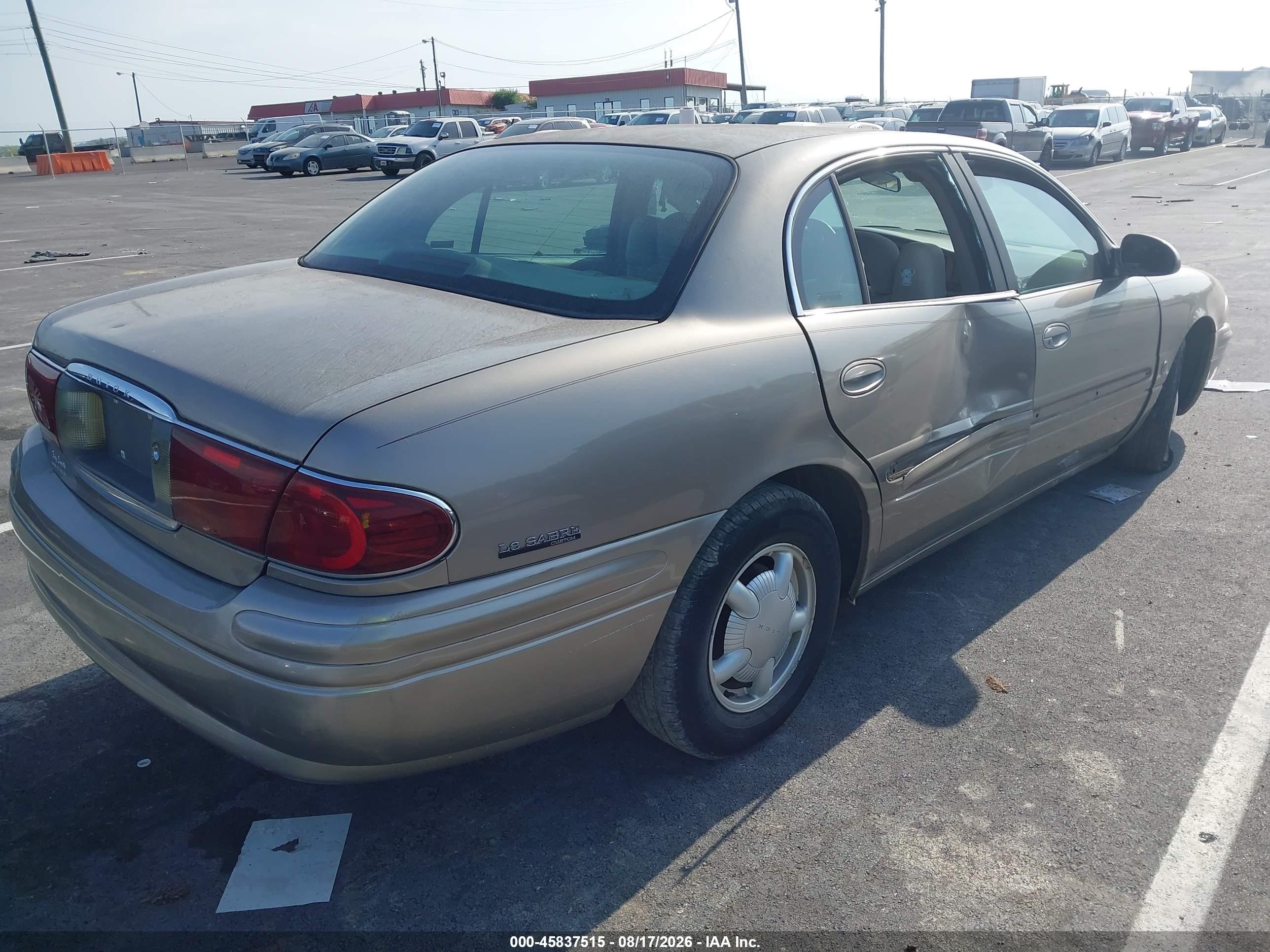 2000 Buick Lesabre Custom Gold vin: 1G4HP54K2YU103556