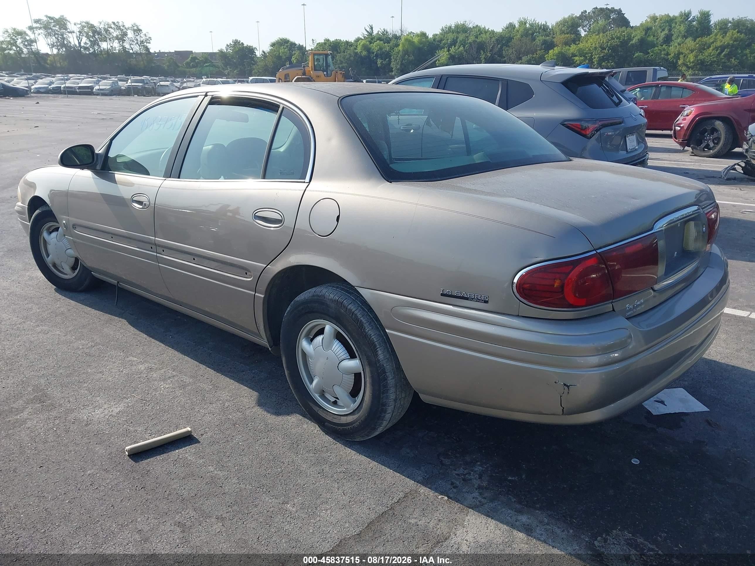 2000 Buick Lesabre Custom Gold vin: 1G4HP54K2YU103556