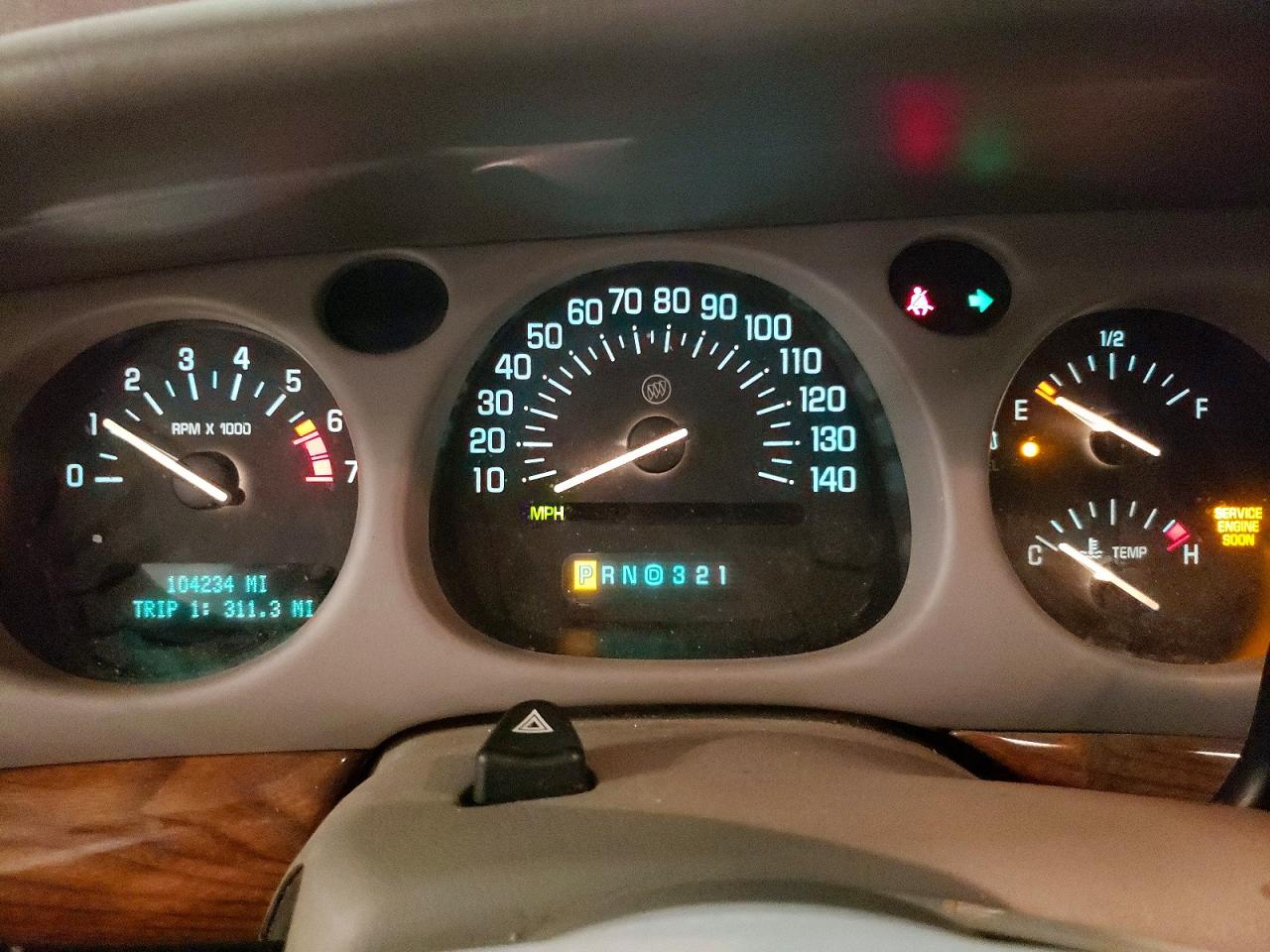 2001 Buick Lesabre Custom Burgundy vin: 1G4HP54K314228118