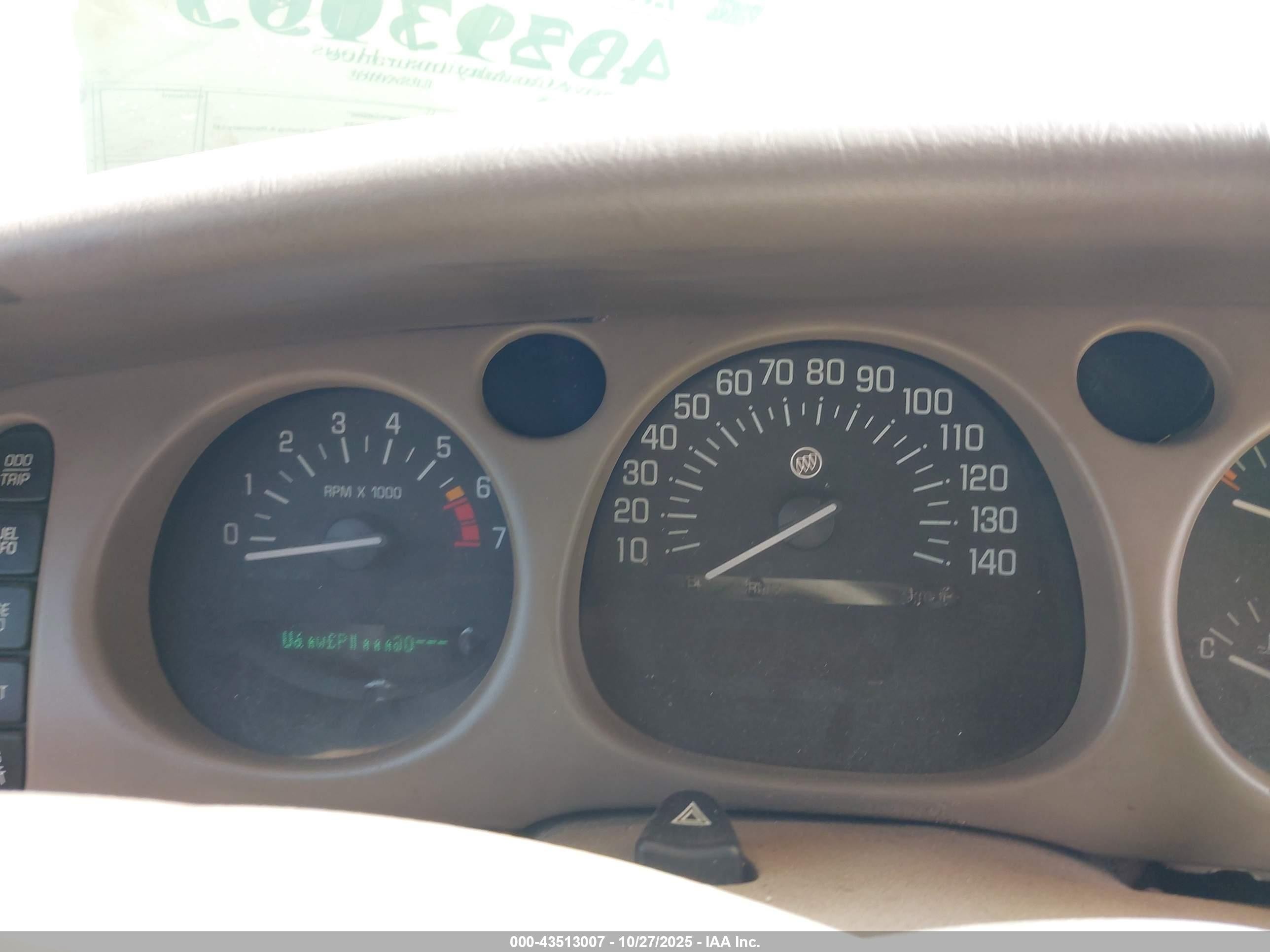 2002 Buick Lesabre Custom Бежевый vin: 1G4HP54K324133690