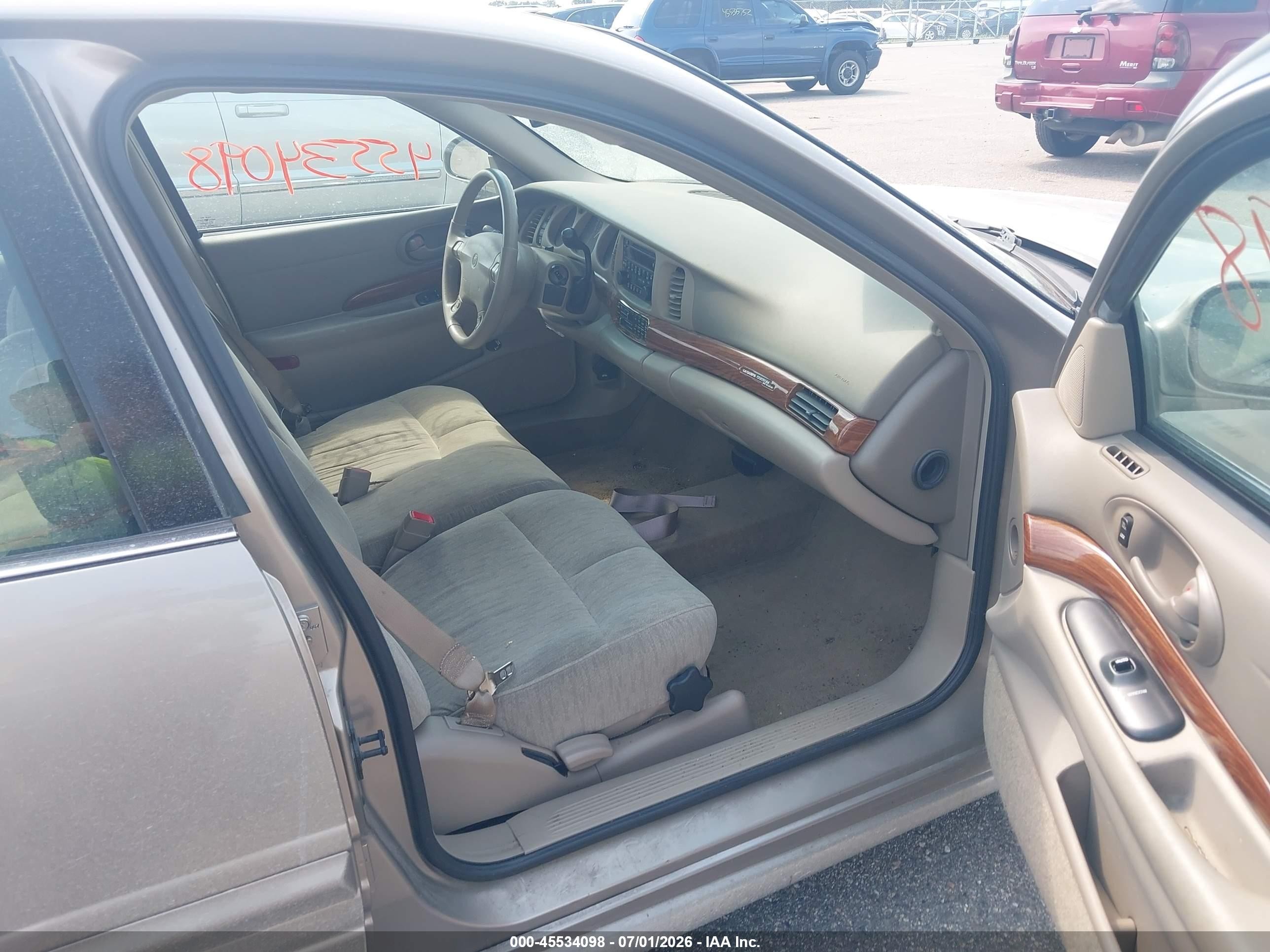 2002 Buick Lesabre Custom Champagne vin: 1G4HP54K324223910