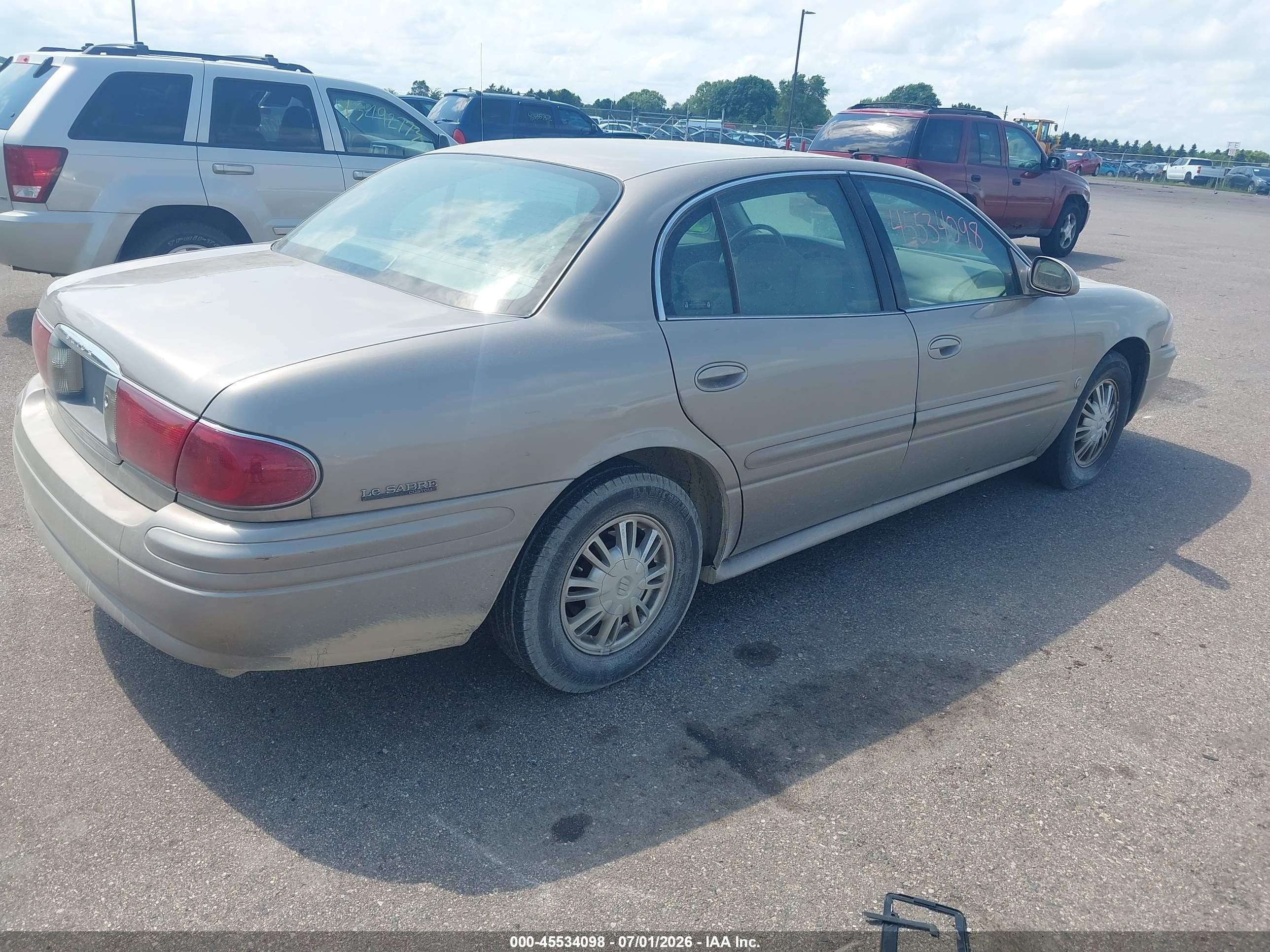 2002 Buick Lesabre Custom Champagne vin: 1G4HP54K324223910