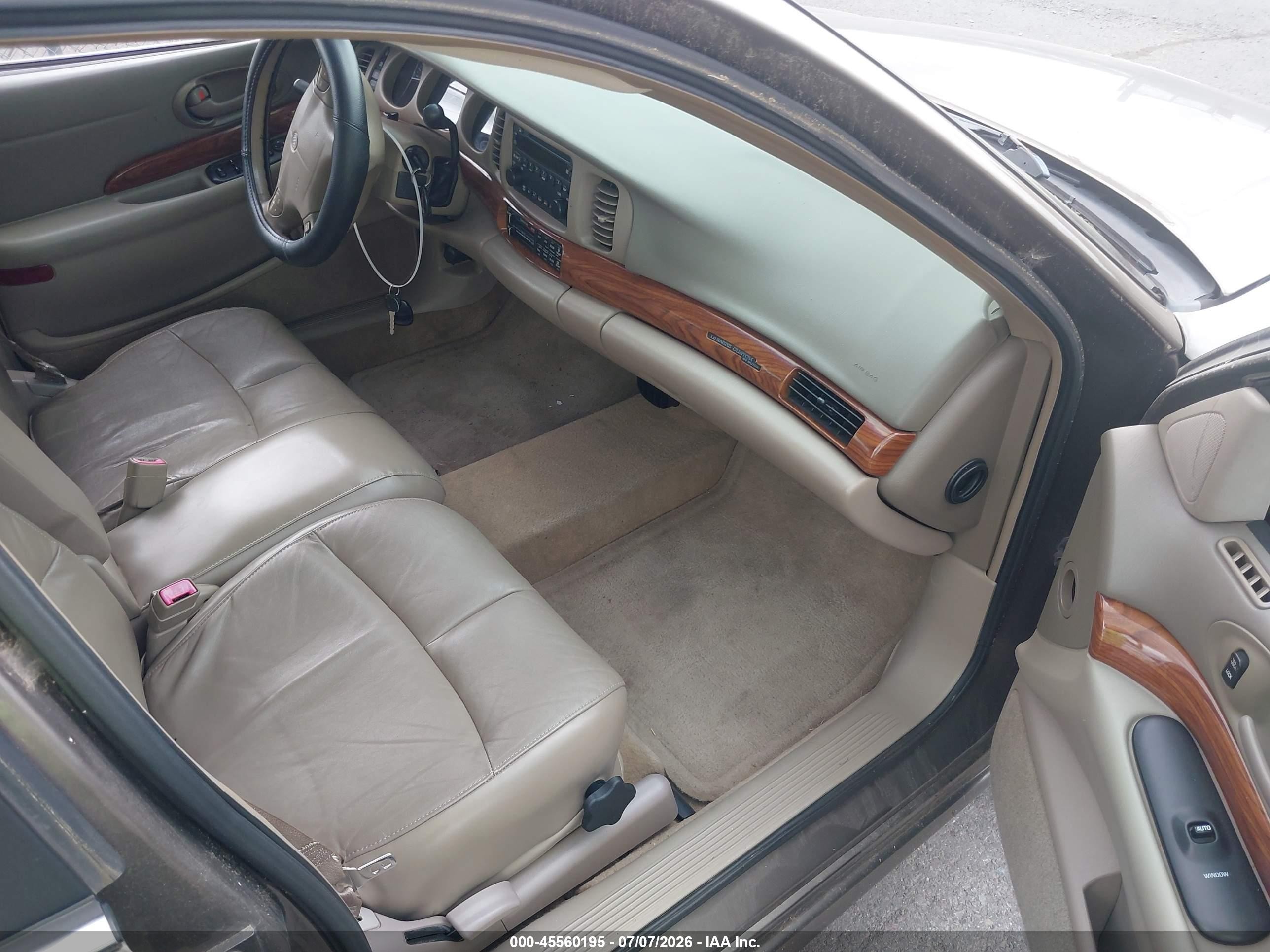 2002 Buick Lesabre Custom Brown vin: 1G4HP54K32U161506