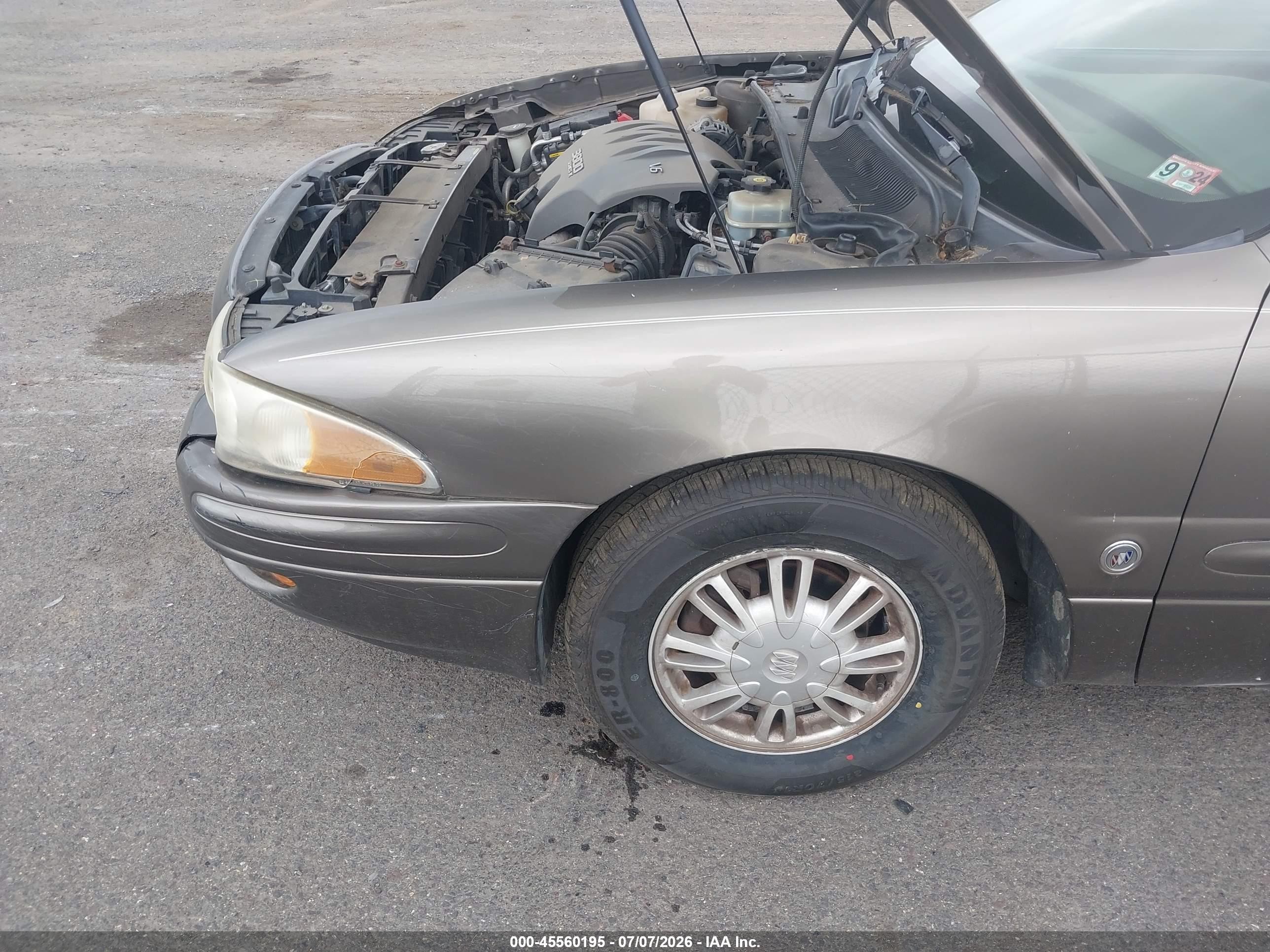 2002 Buick Lesabre Custom Brown vin: 1G4HP54K32U161506