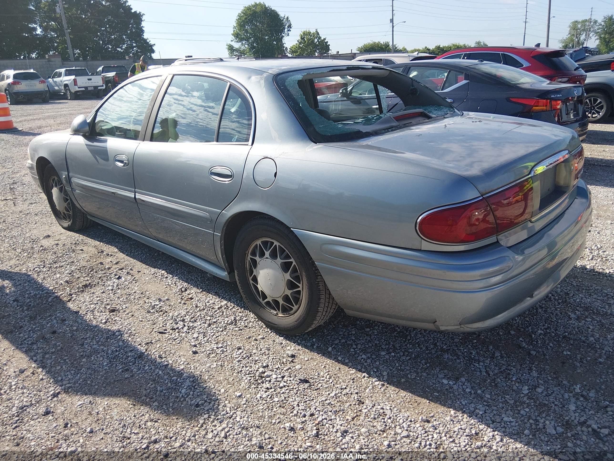 2003 Buick Lesabre Custom Light Blue vin: 1G4HP54K33U166674
