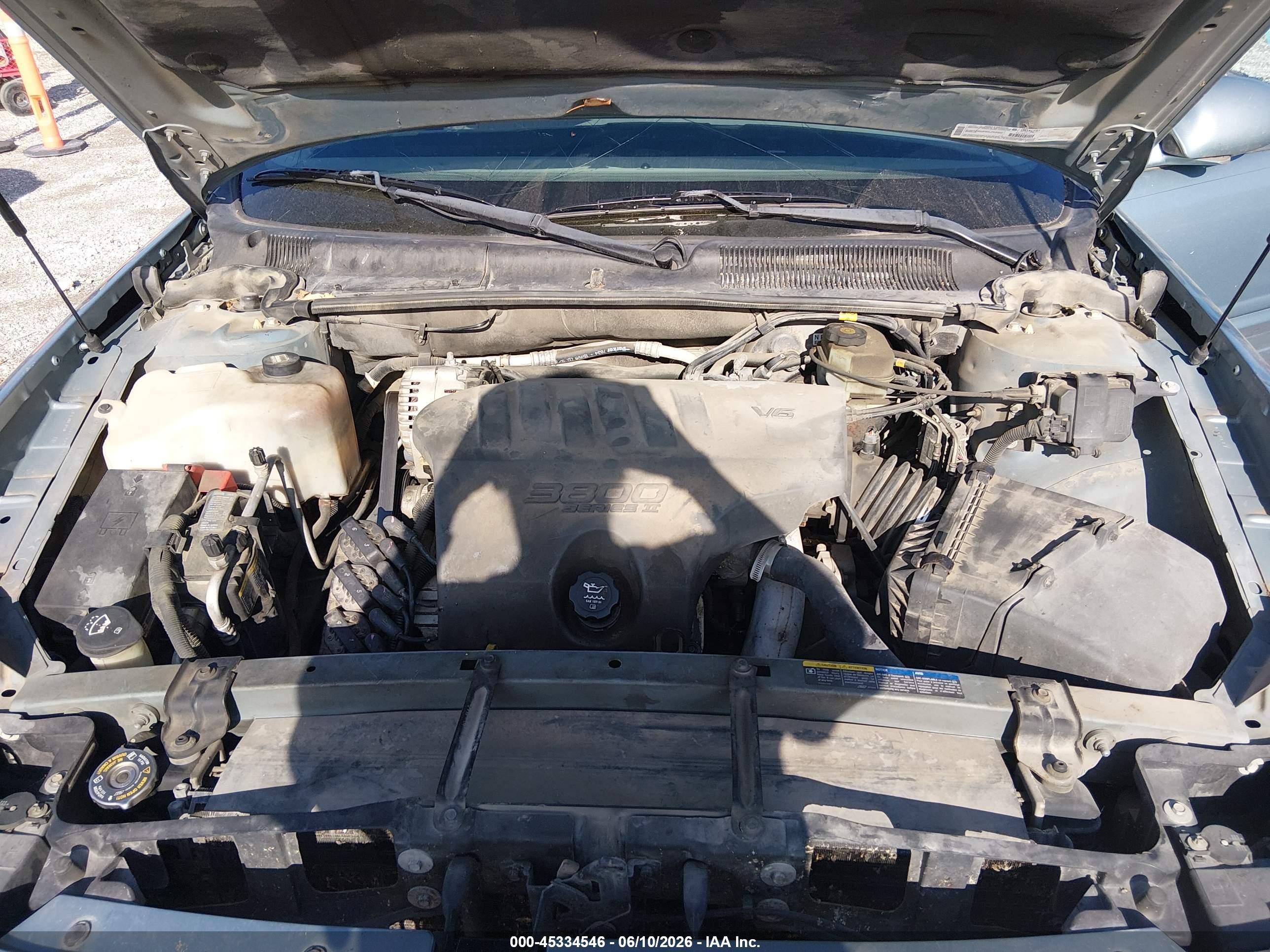 2003 Buick Lesabre Custom Light Blue vin: 1G4HP54K33U166674