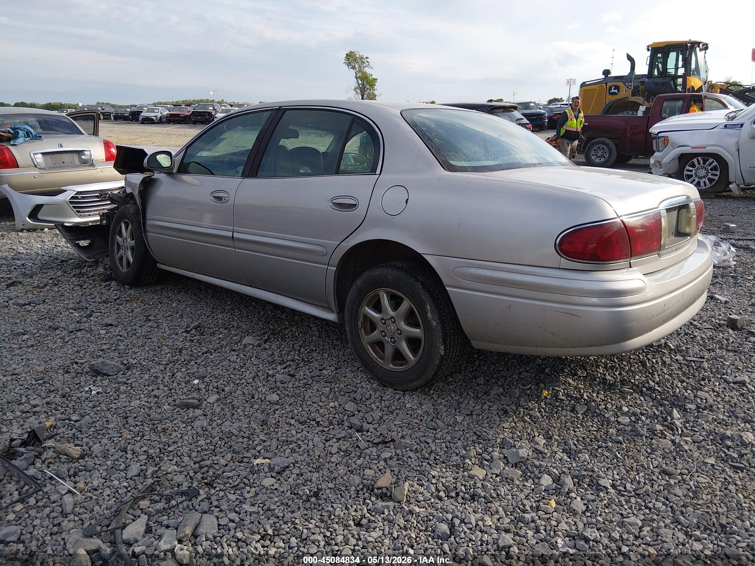 2004 Buick Lesabre Custom Silver vin: 1G4HP54K344178602