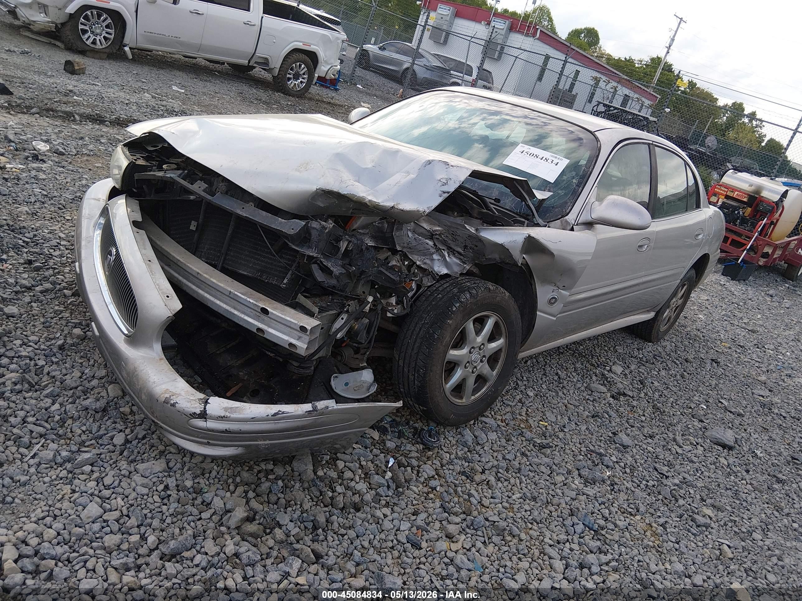 2004 Buick Lesabre Custom Silver vin: 1G4HP54K344178602