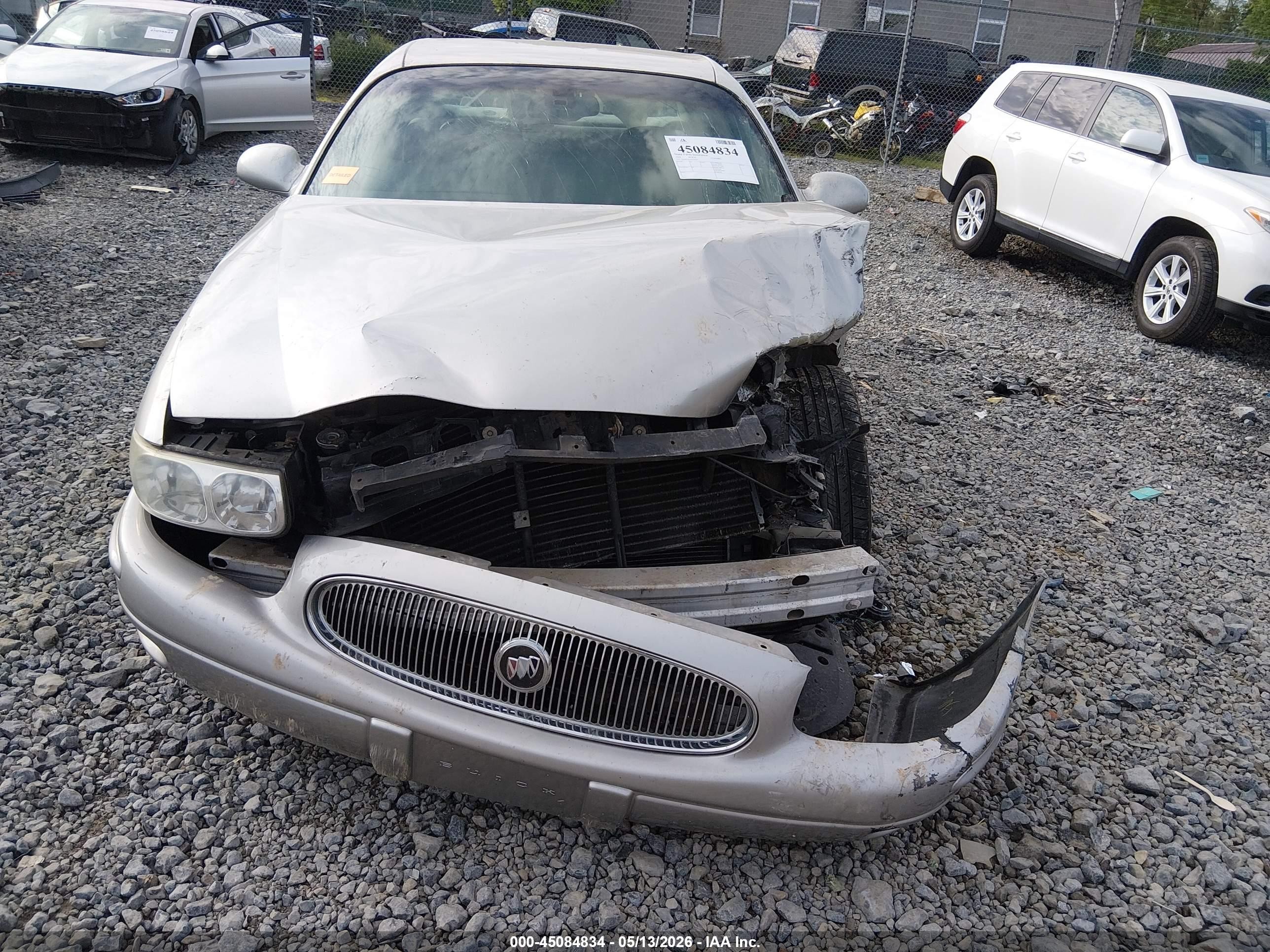 2004 Buick Lesabre Custom Silver vin: 1G4HP54K344178602