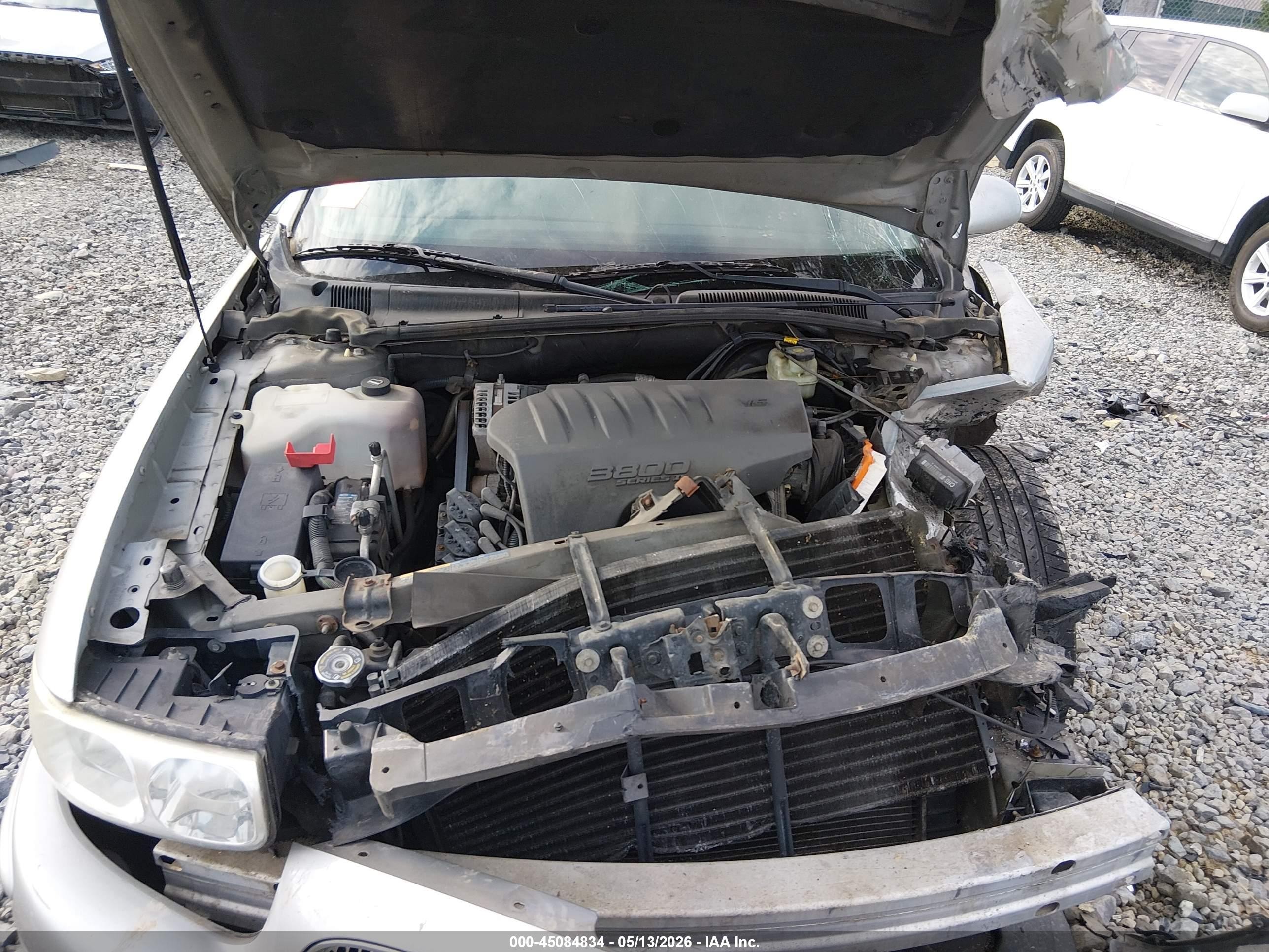 2004 Buick Lesabre Custom Silver vin: 1G4HP54K344178602