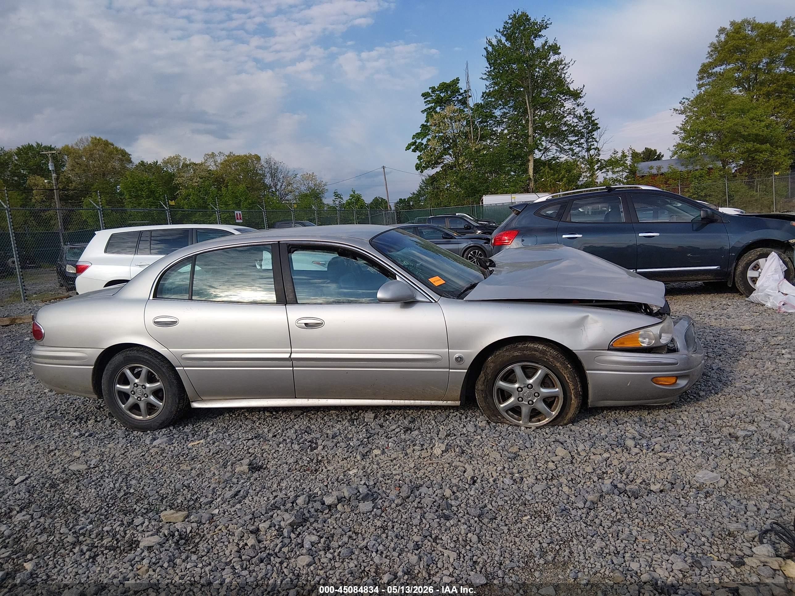2004 Buick Lesabre Custom Silver vin: 1G4HP54K344178602